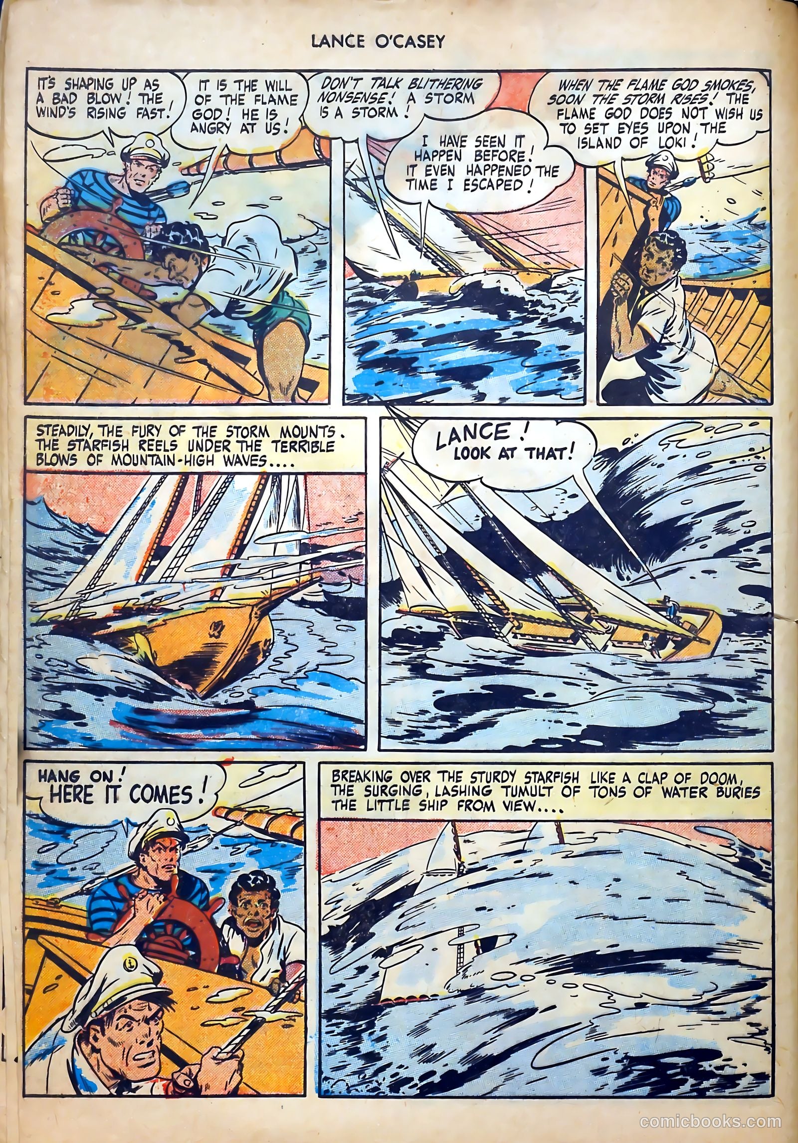 Lance O'Casey #4 (1948) — page 8 of 36