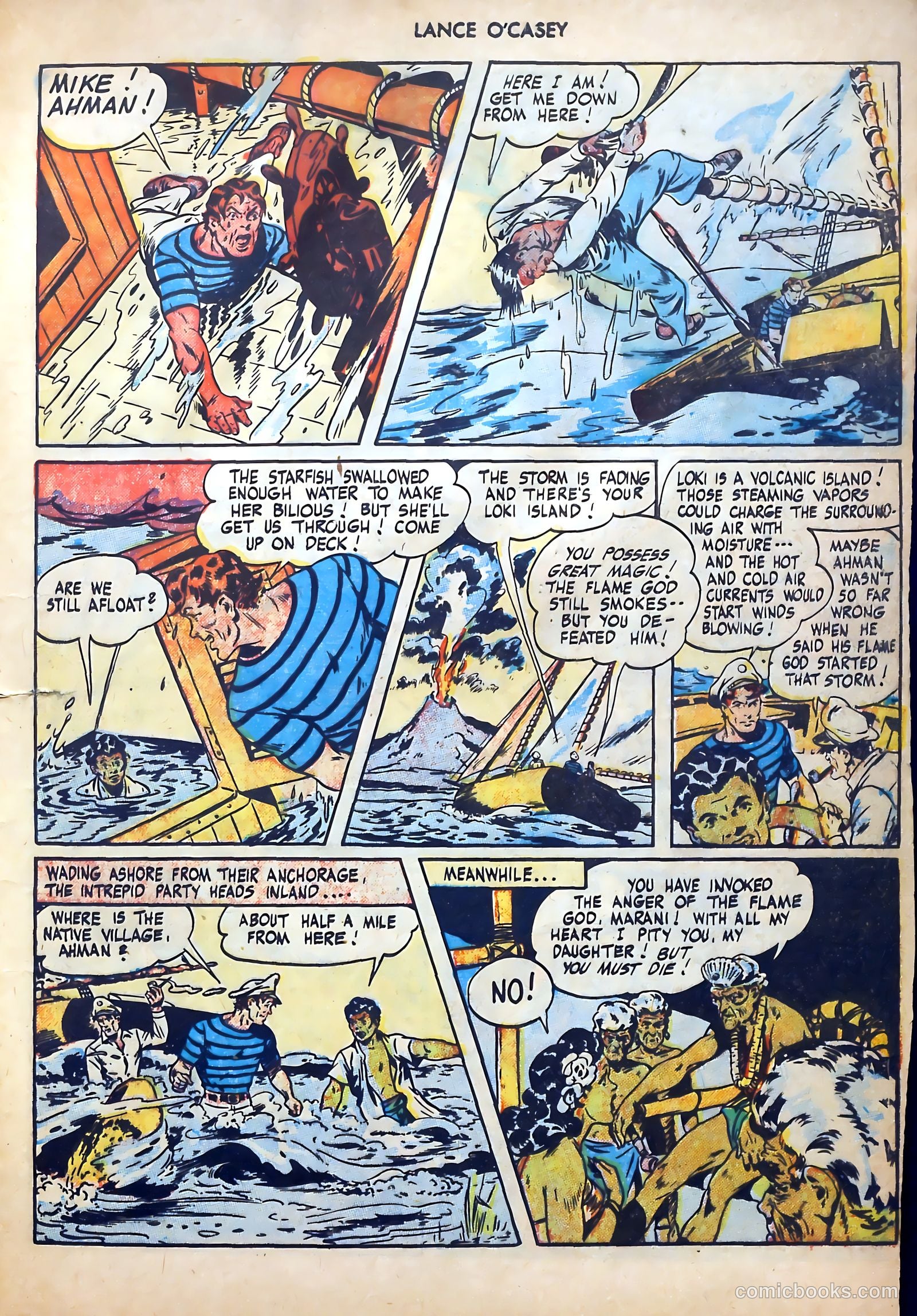 Lance O'Casey #4 (1948) — page 9 of 36