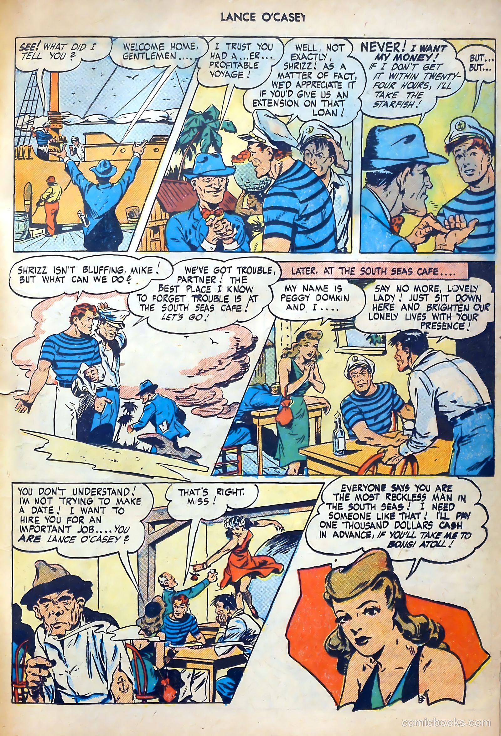 Lance O'Casey #4 (1948) — page 15 of 36