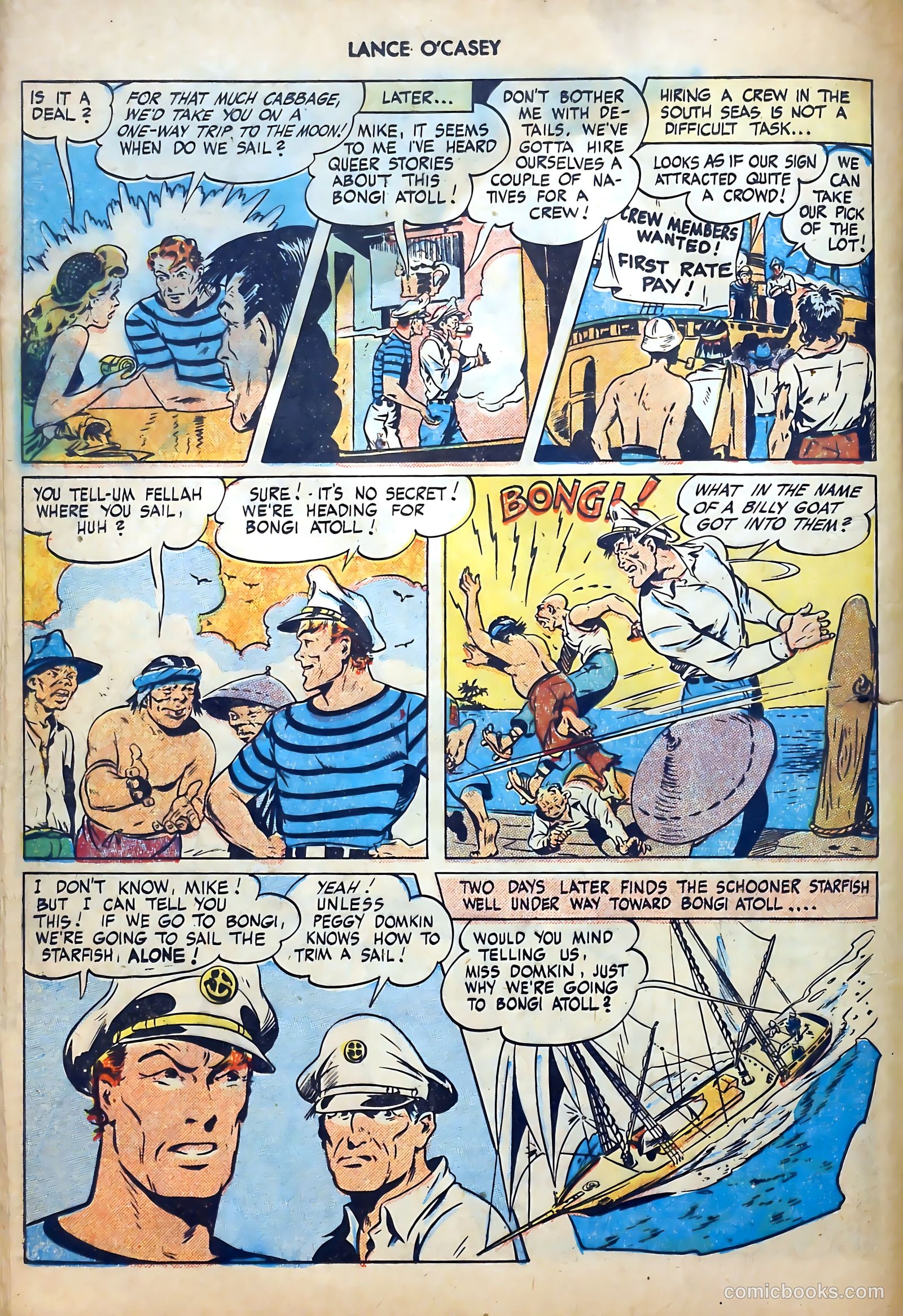 Lance O'Casey #4 (1948) — page 16 of 36