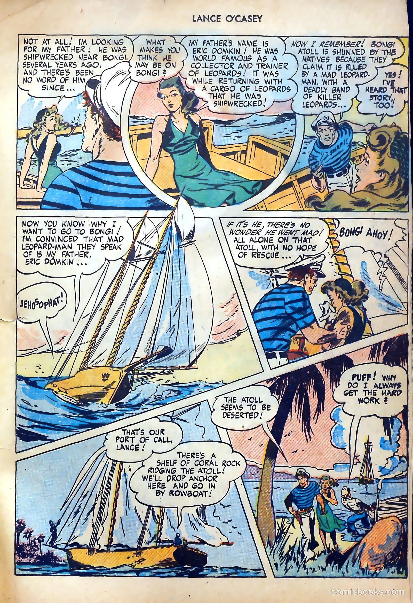 Lance O'Casey #4 (1948) — page 17 of 36
