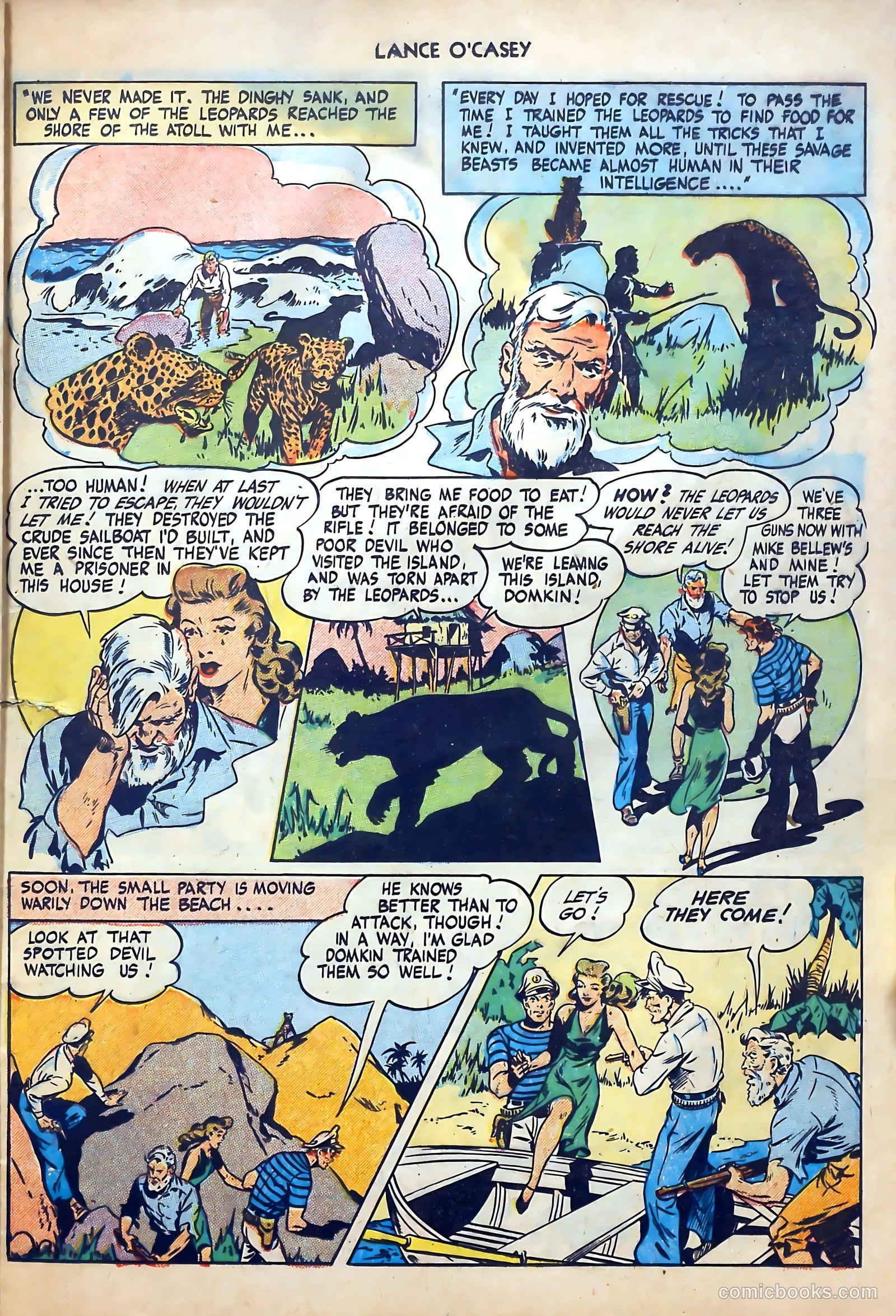Lance O'Casey #4 (1948) — page 21 of 36