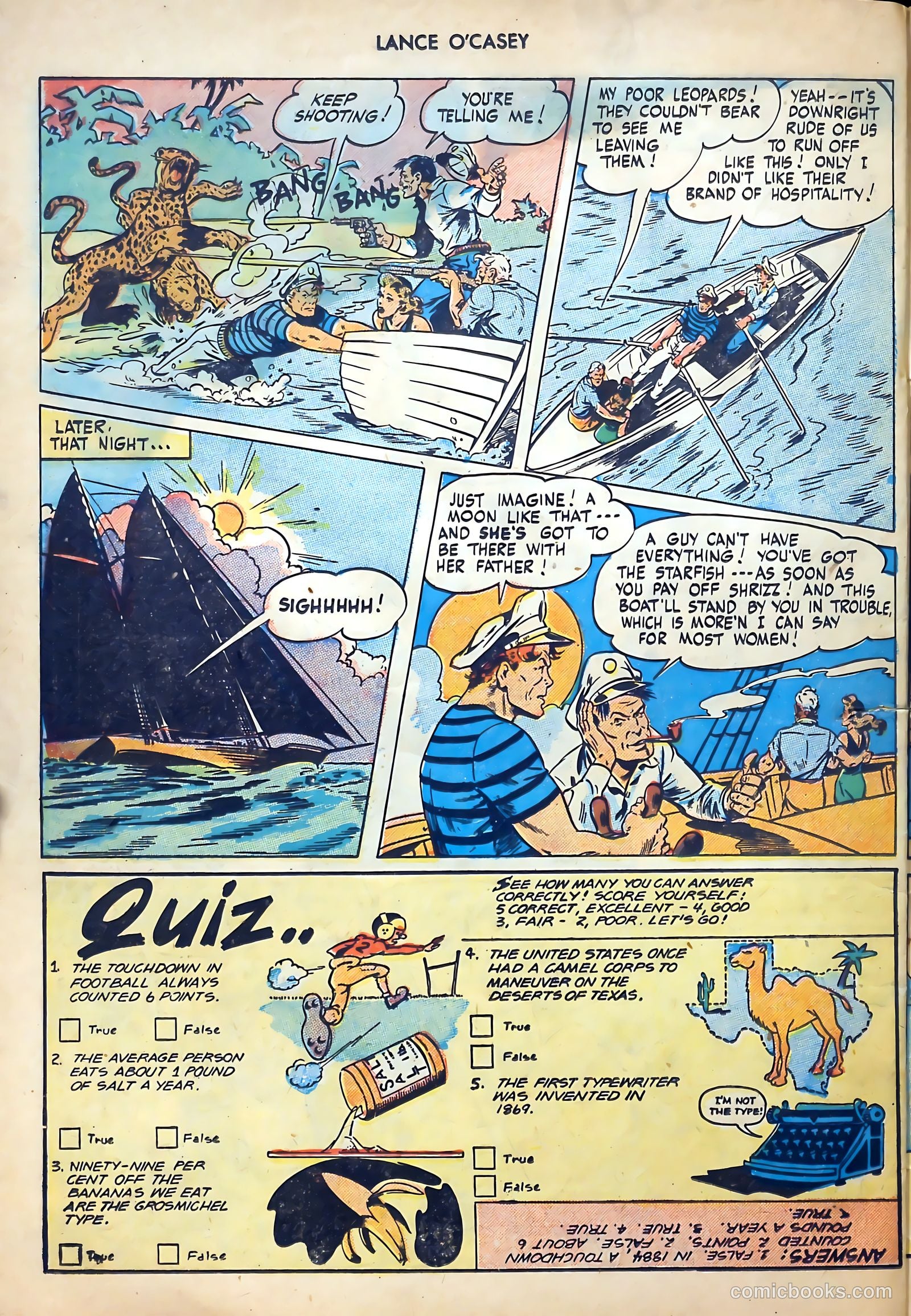 Lance O'Casey #4 (1948) — page 22 of 36