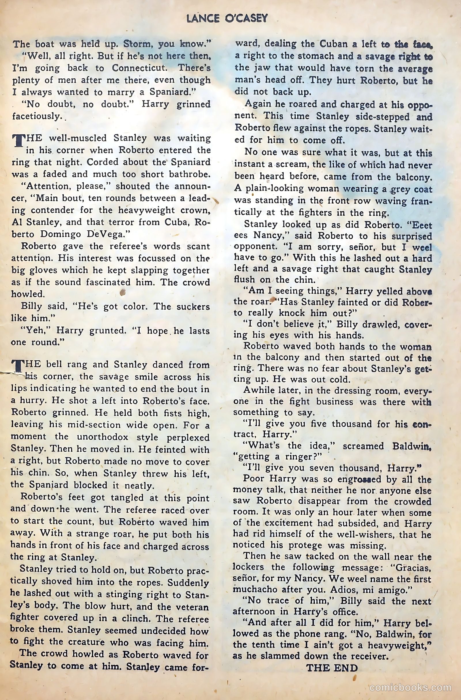 Lance O'Casey #4 (1948) — page 25 of 36