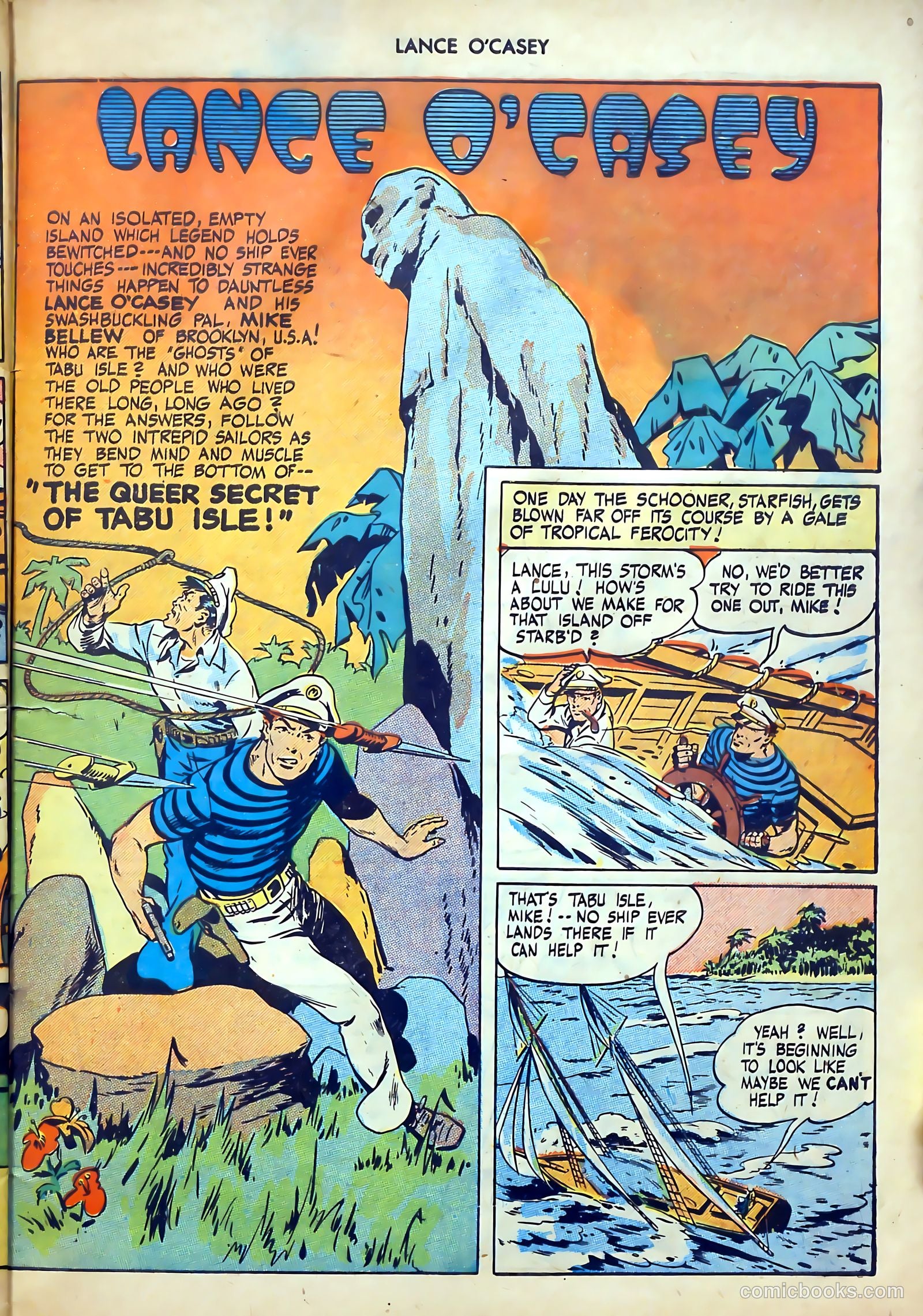 Lance O'Casey #4 (1948) — page 27 of 36