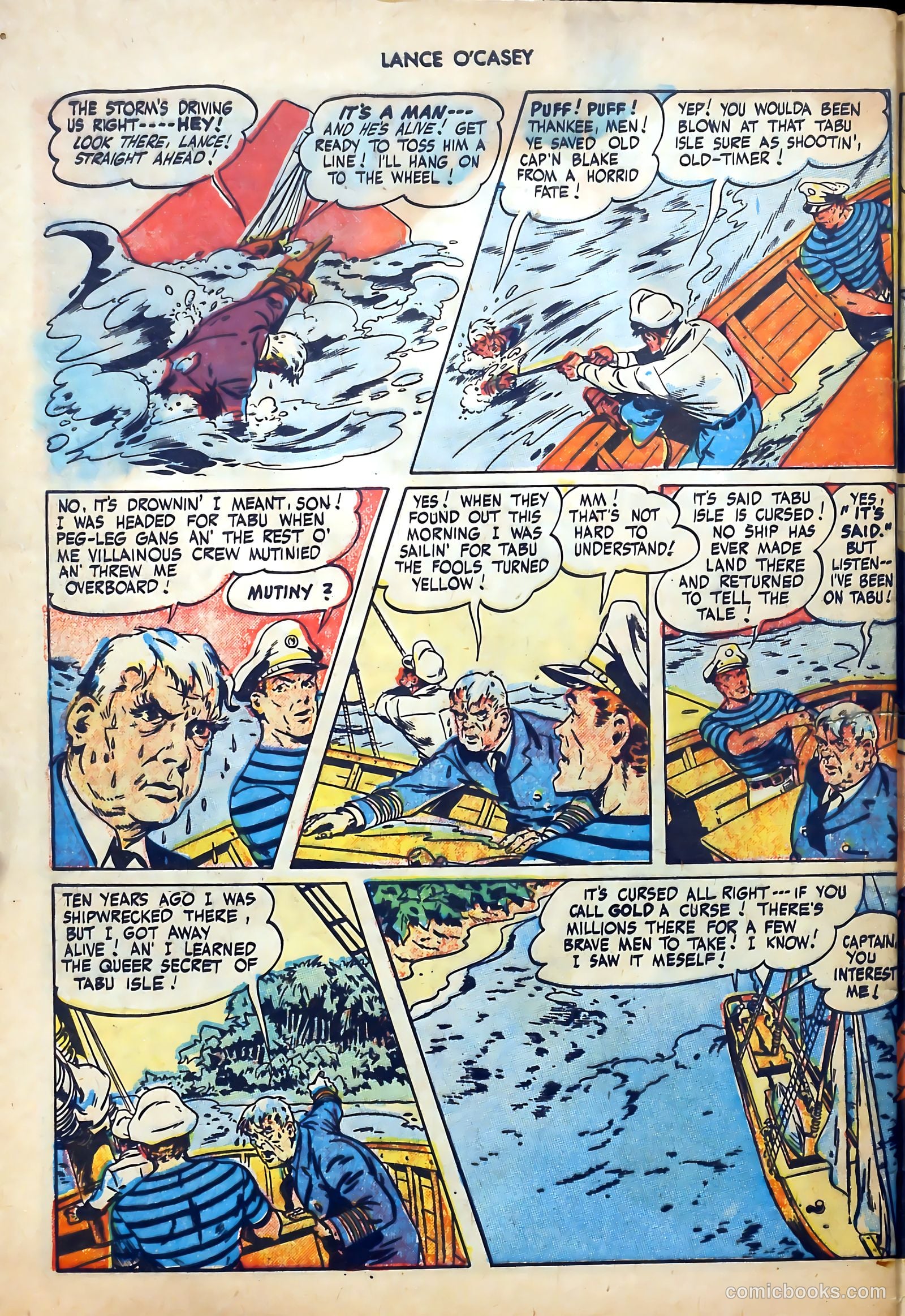 Lance O'Casey #4 (1948) — page 28 of 36