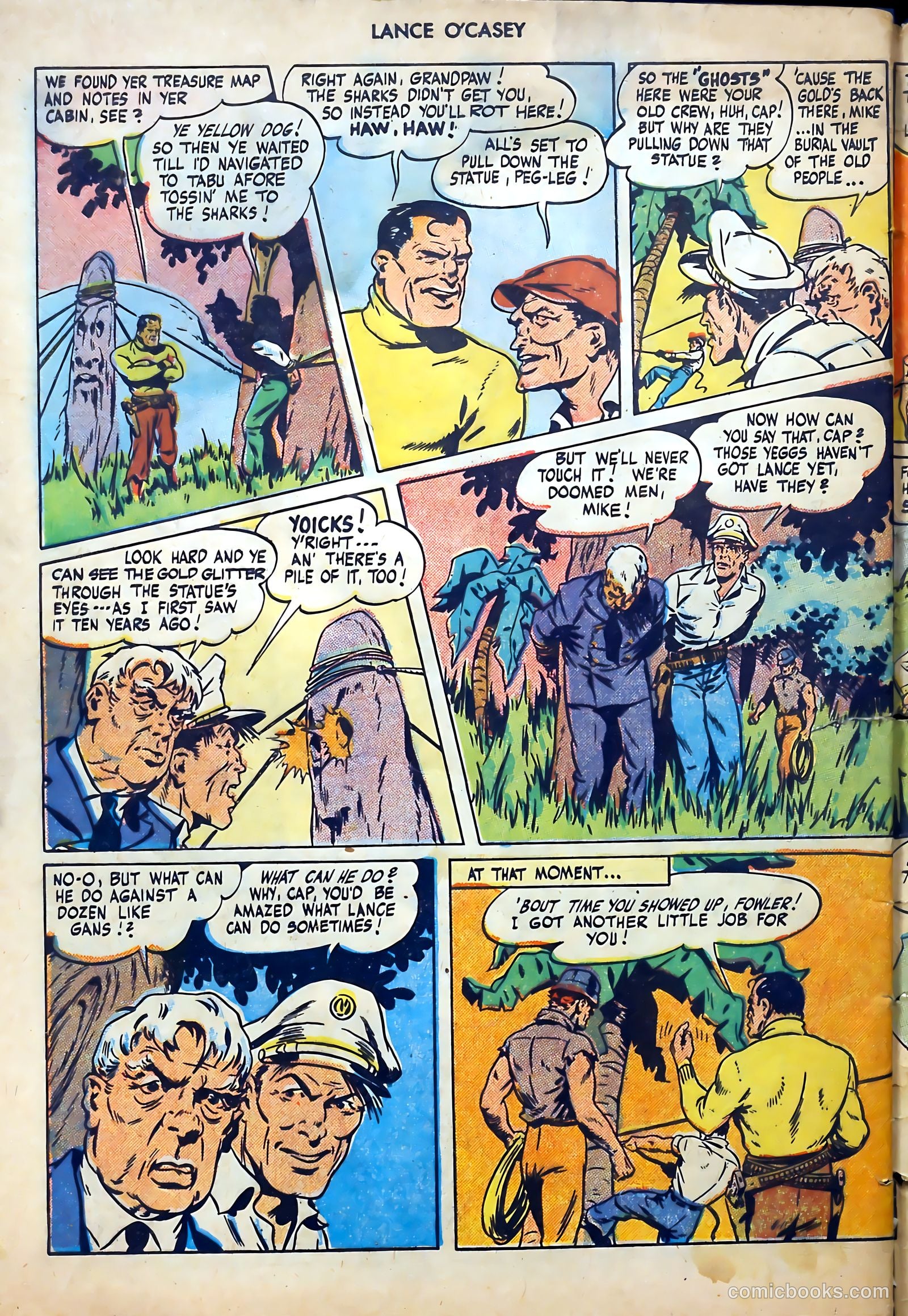 Lance O'Casey #4 (1948) — page 32 of 36