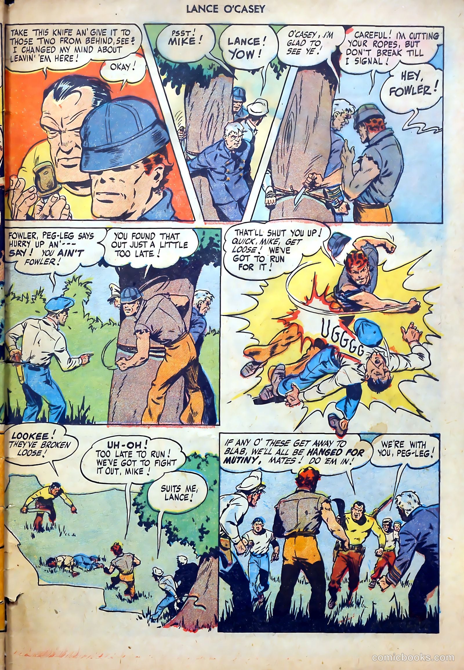 Lance O'Casey #4 (1948) — page 33 of 36