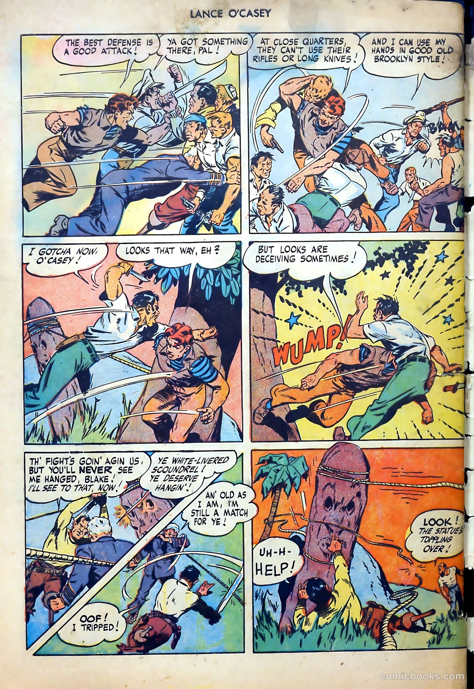 Lance O'Casey #4 (1948) — page 34 of 36