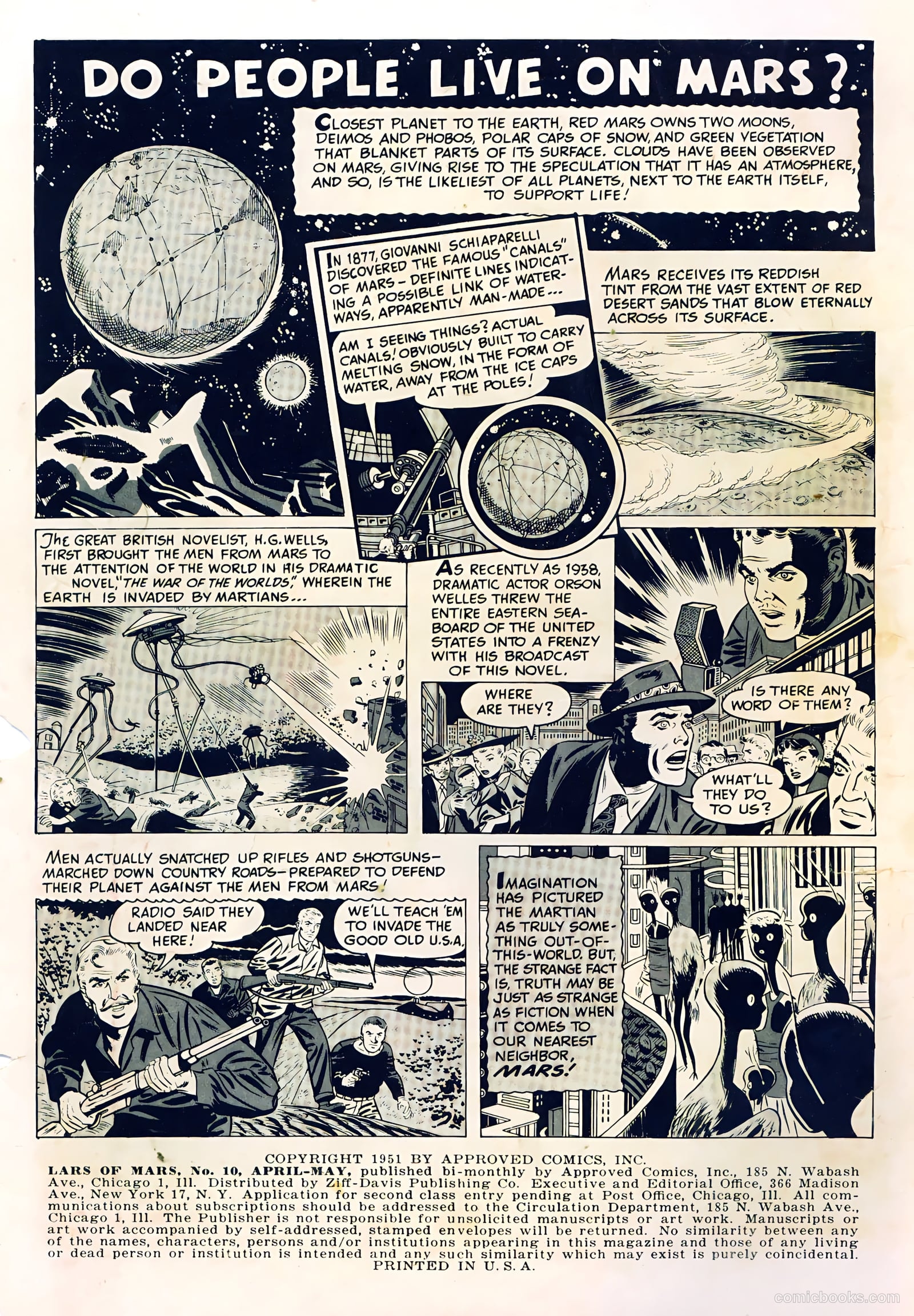 Lars of Mars #10 (1951) — page 2 of 36