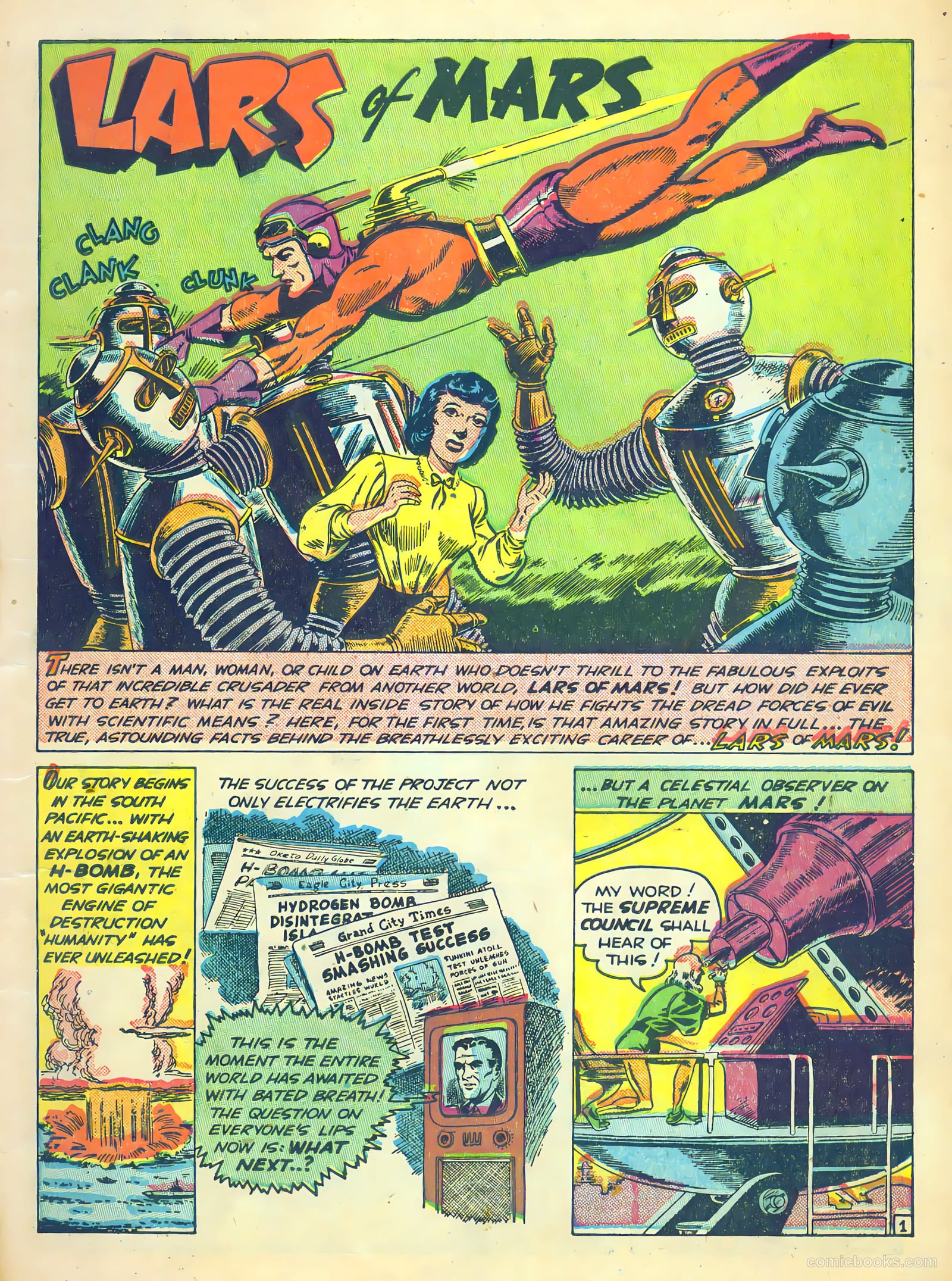 Lars of Mars #10 (1951) — page 3 of 36