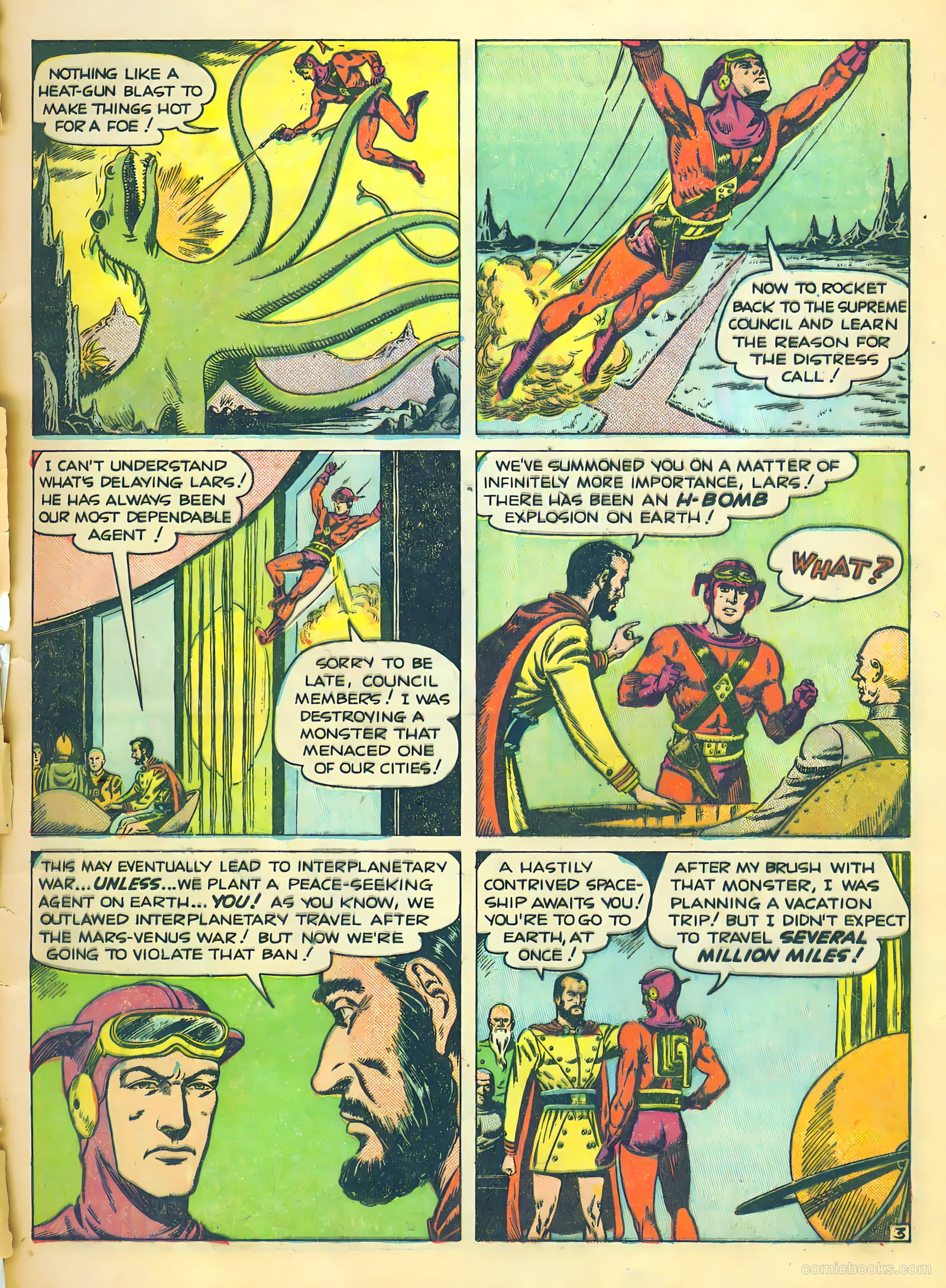 Lars of Mars #10 (1951) — page 5 of 36