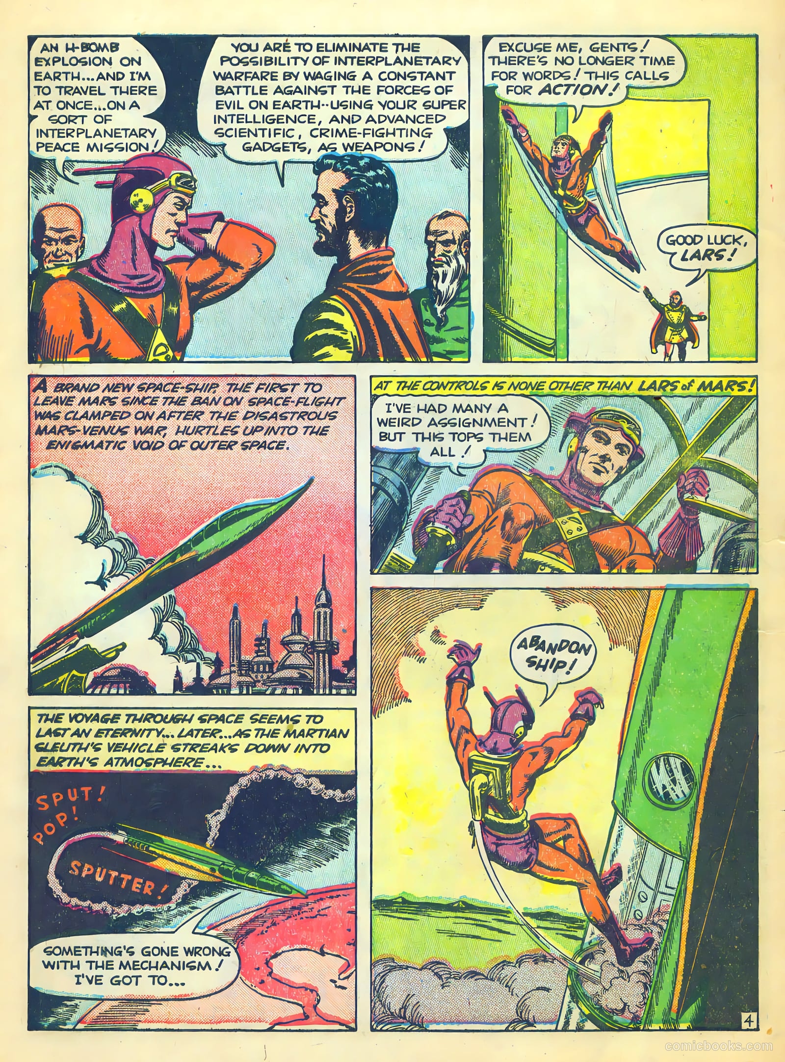Lars of Mars #10 (1951) — page 6 of 36
