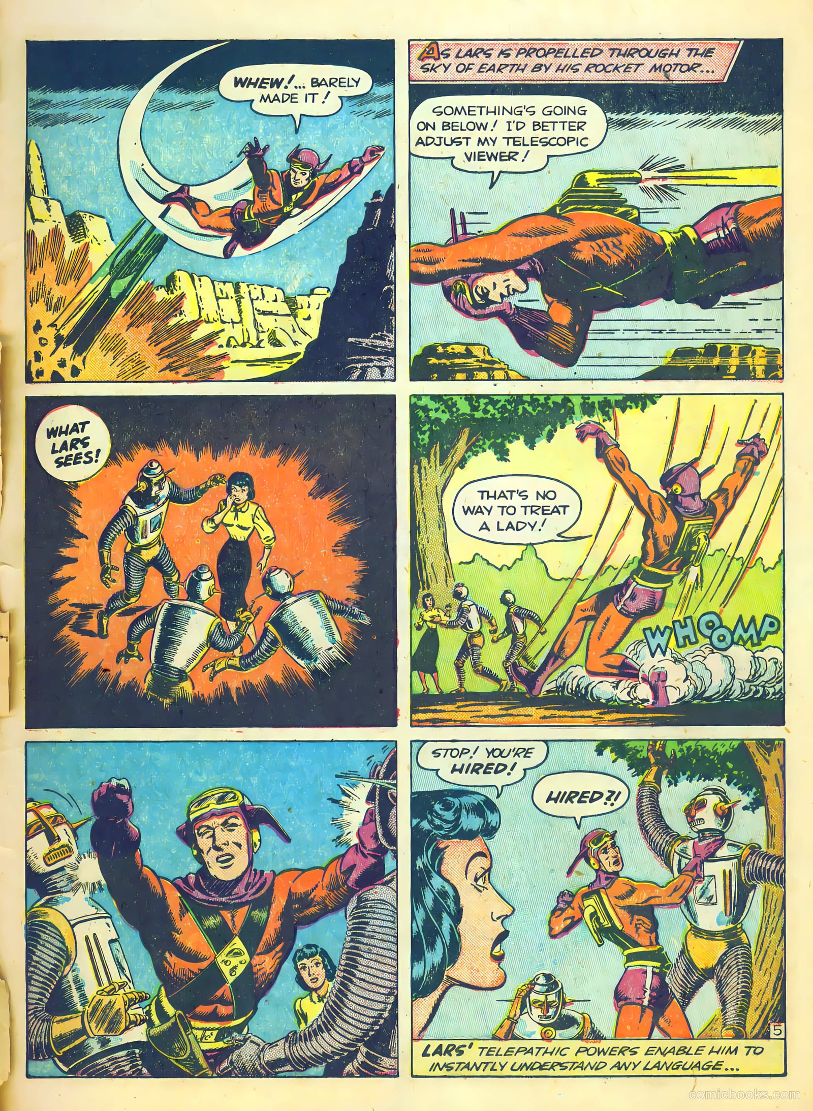 Lars of Mars #10 (1951) — page 7 of 36
