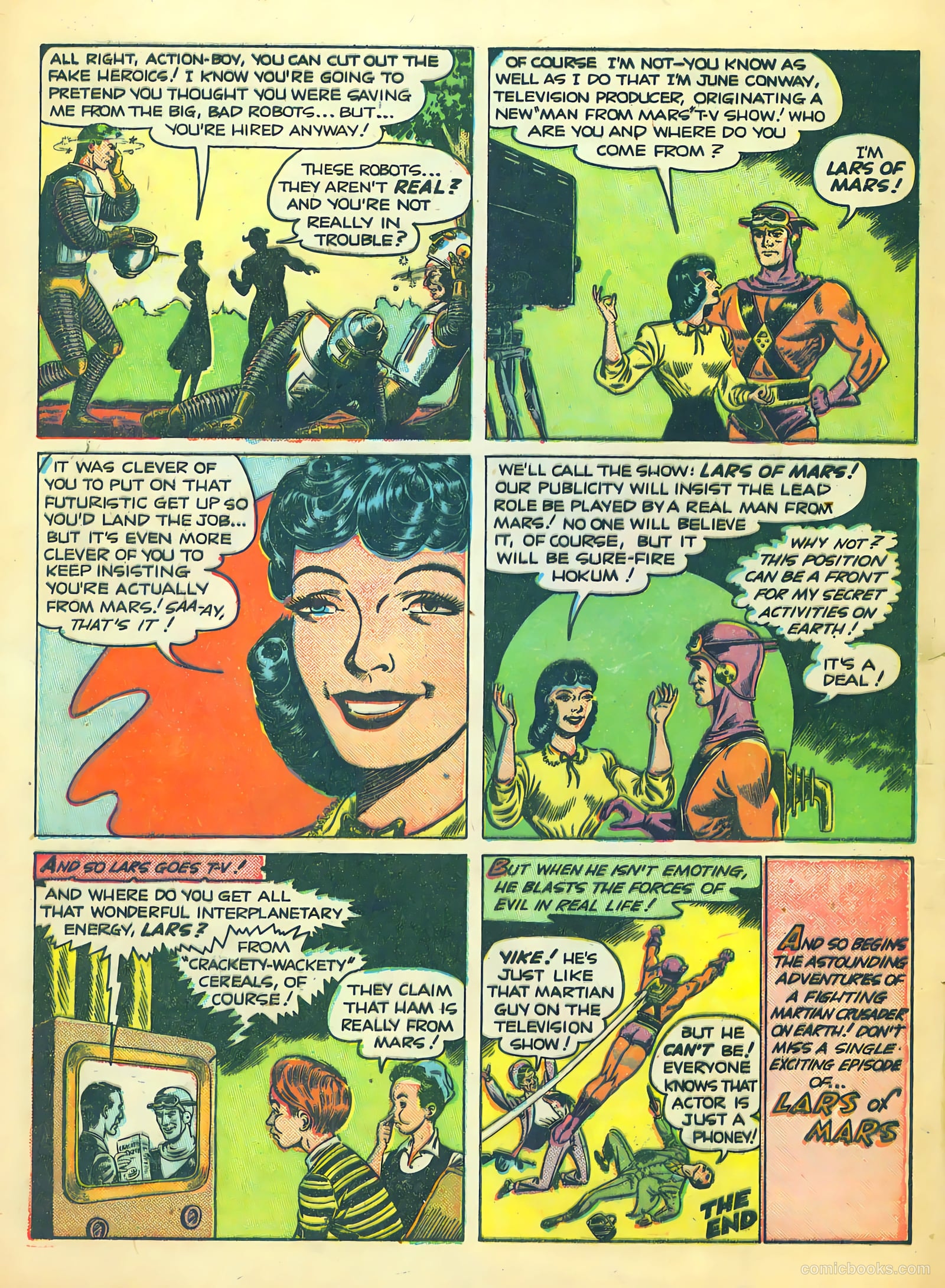 Lars of Mars #10 (1951) — page 8 of 36