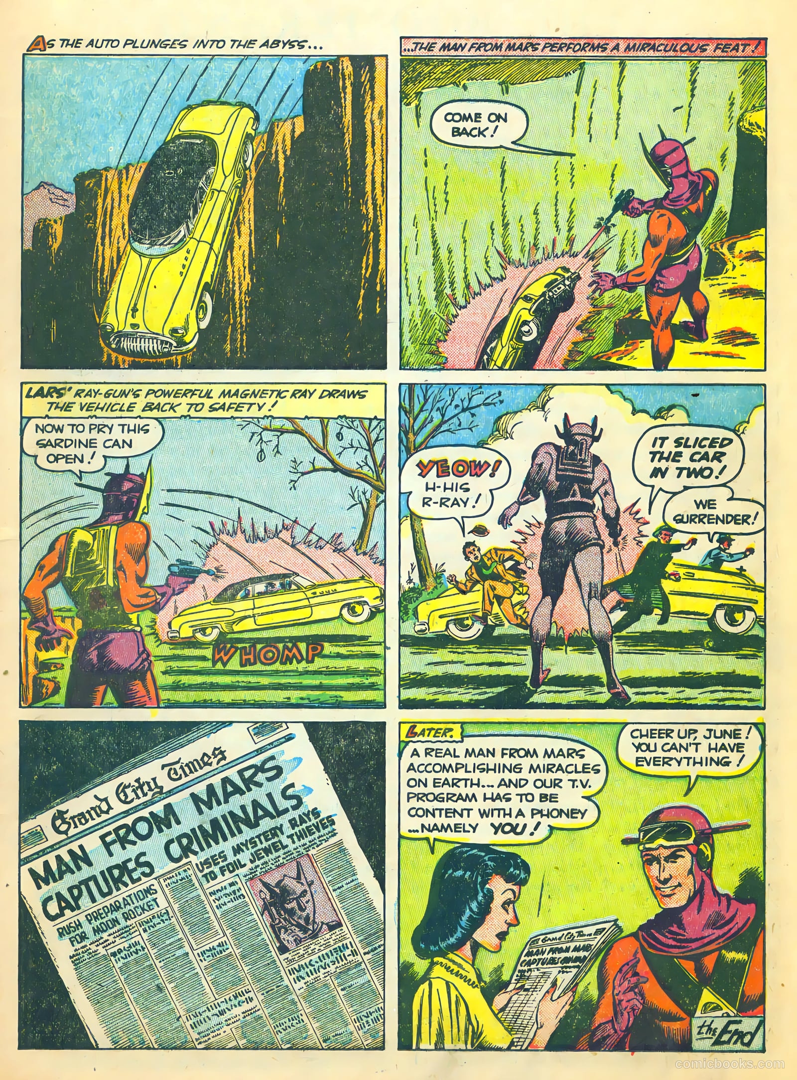 Lars of Mars #10 (1951) — page 15 of 36