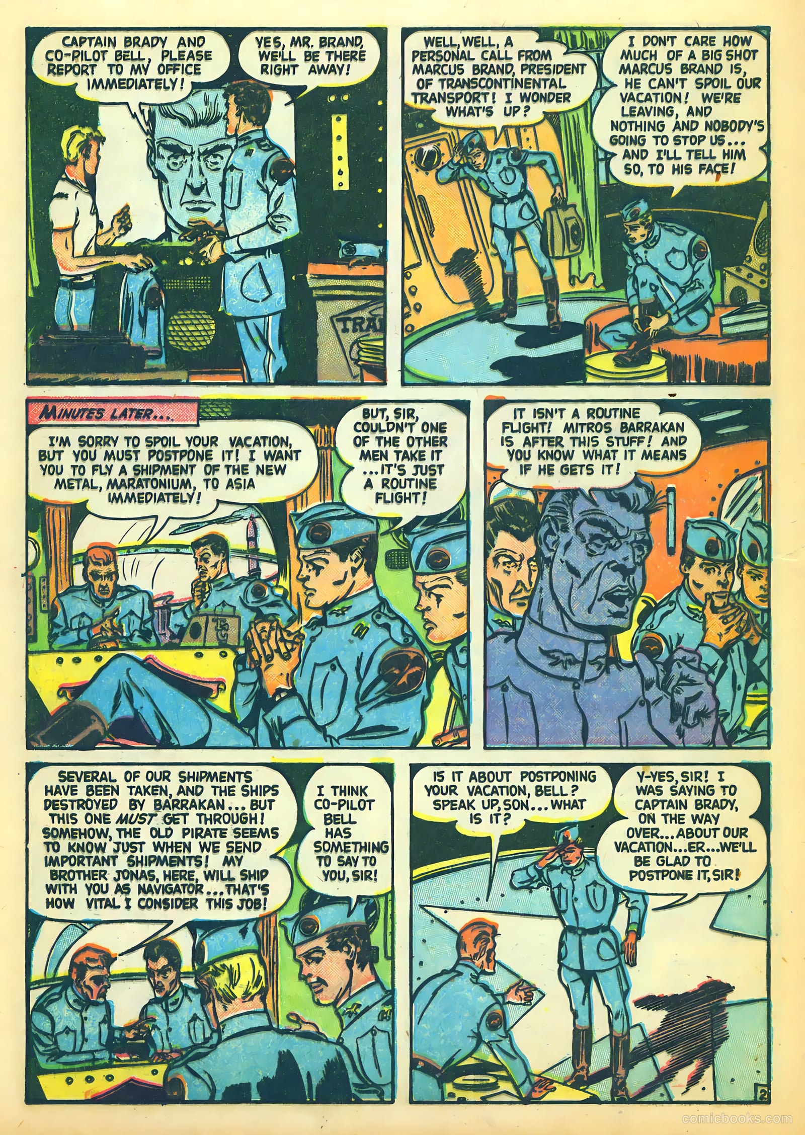 Lars of Mars #10 (1951) — page 20 of 36
