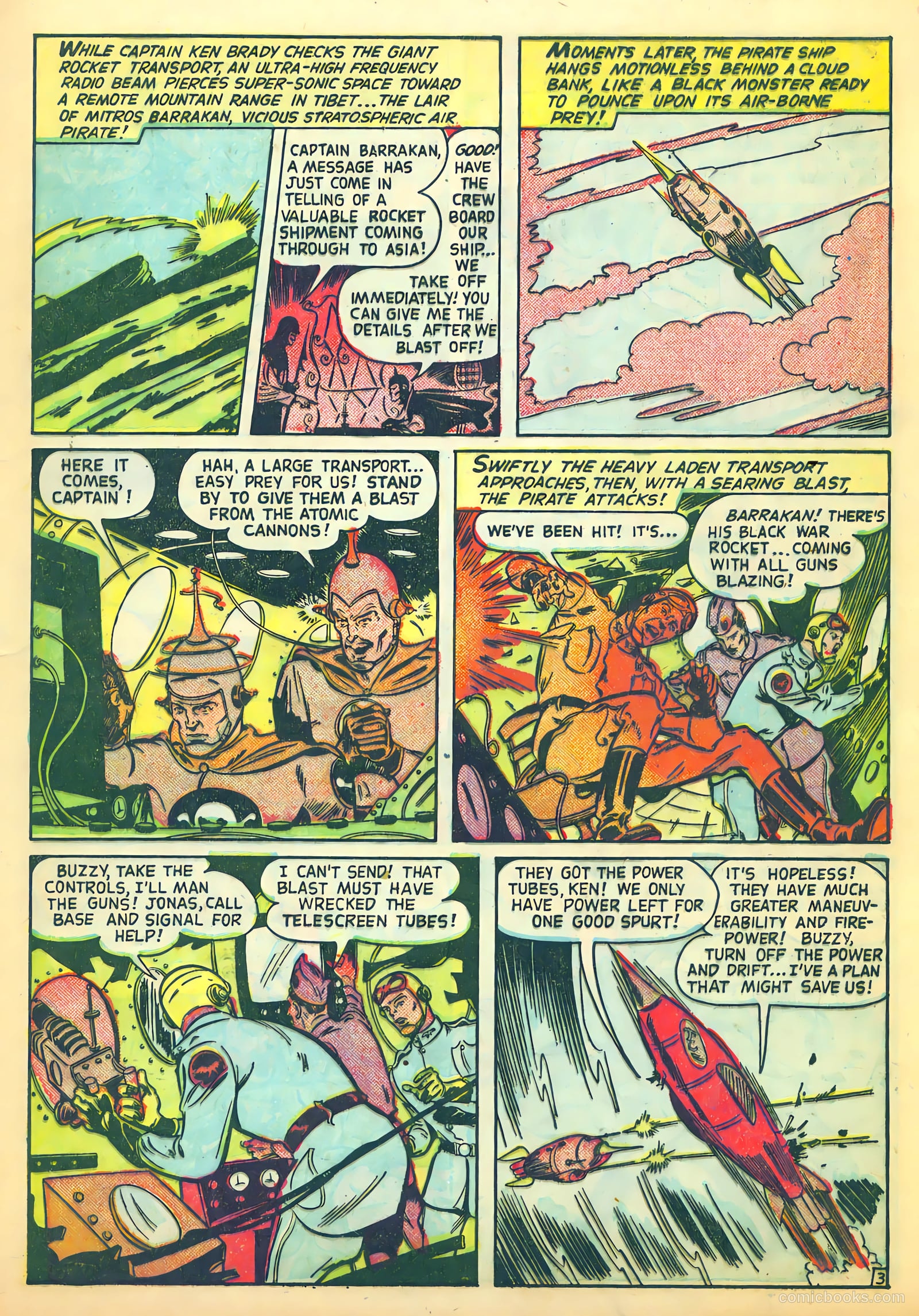 Lars of Mars #10 (1951) — page 21 of 36