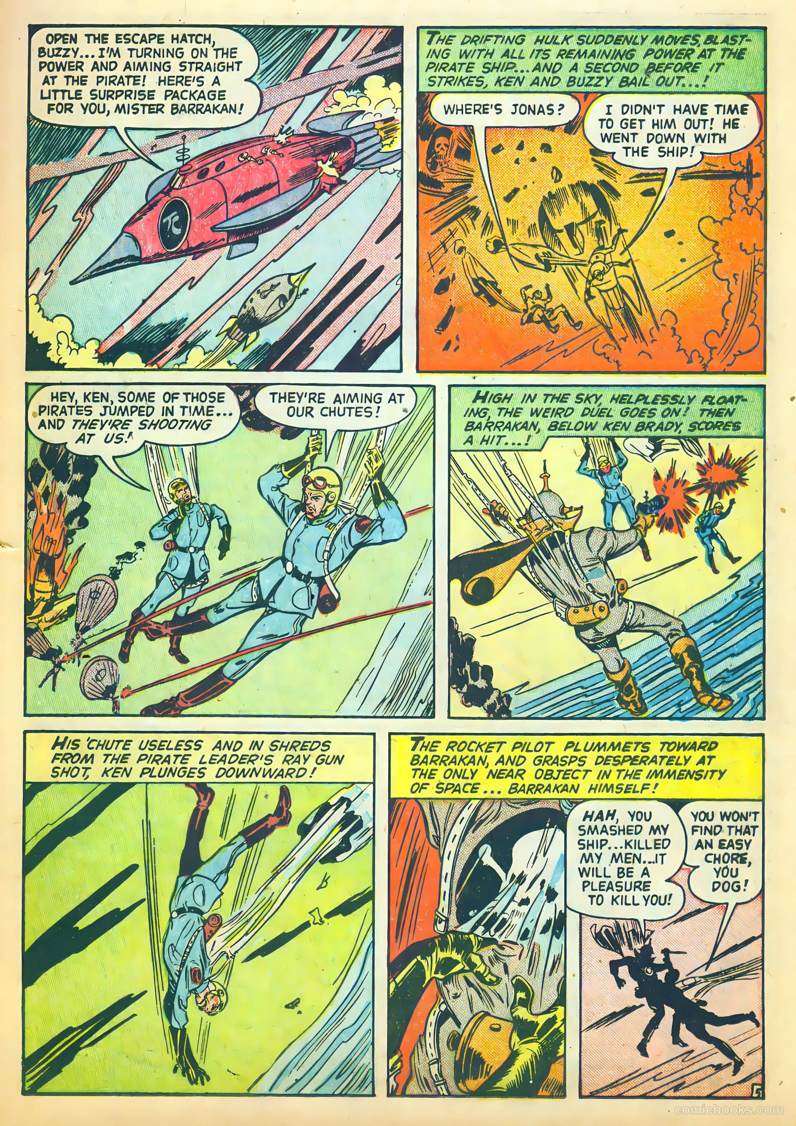 Lars of Mars #10 (1951) — page 23 of 36
