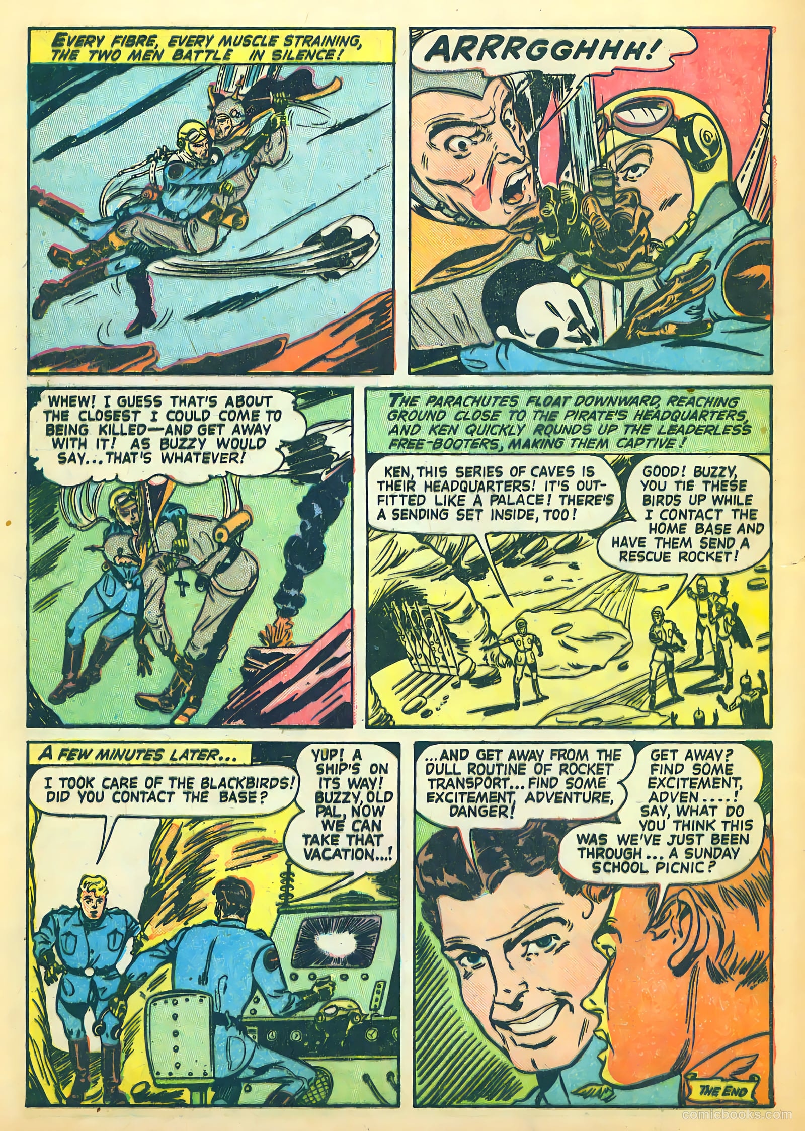 Lars of Mars #10 (1951) — page 24 of 36