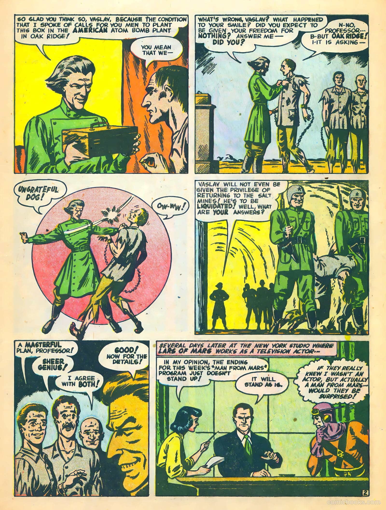 Lars of Mars #10 (1951) — page 27 of 36