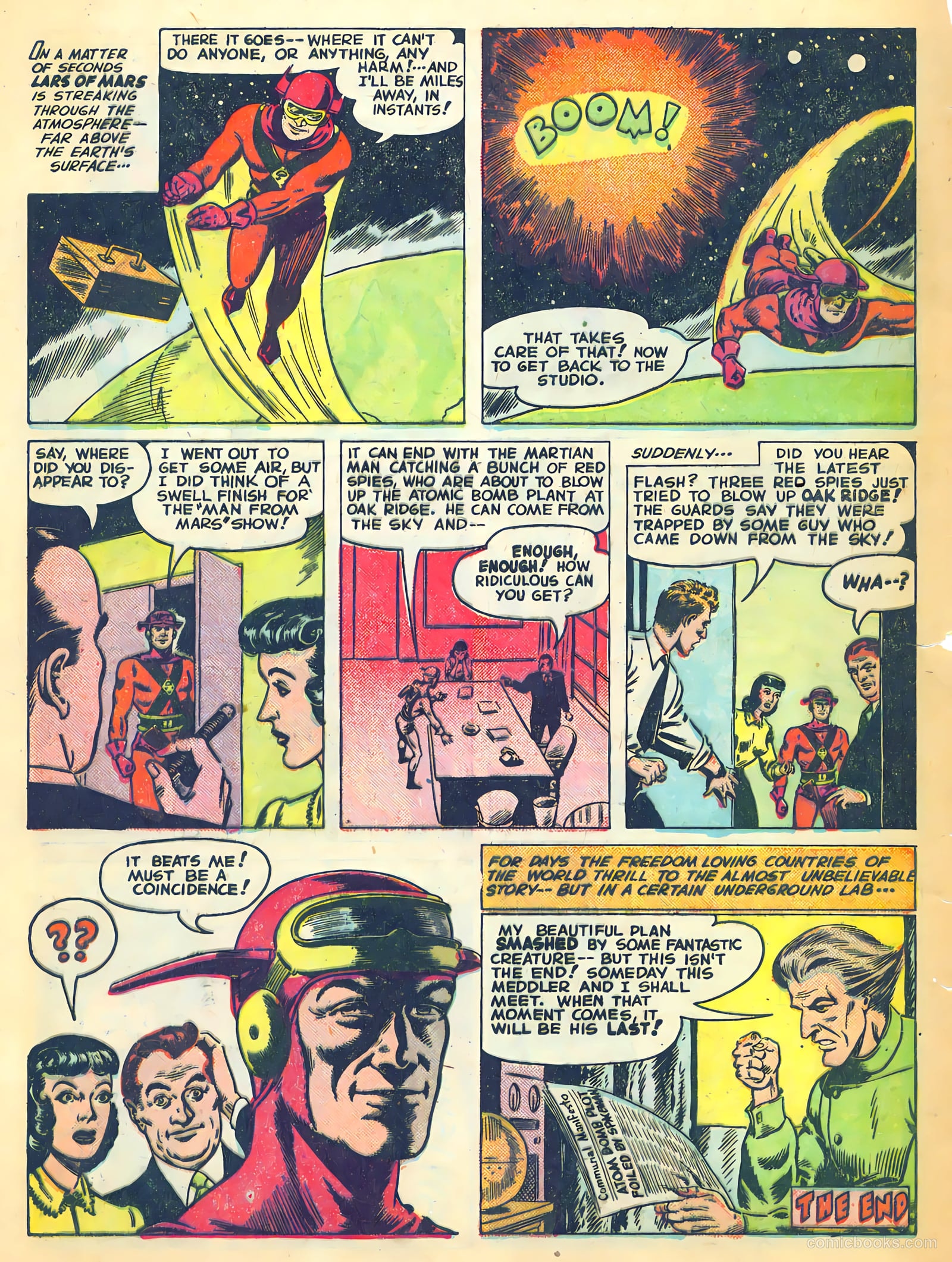 Lars of Mars #10 (1951) — page 32 of 36