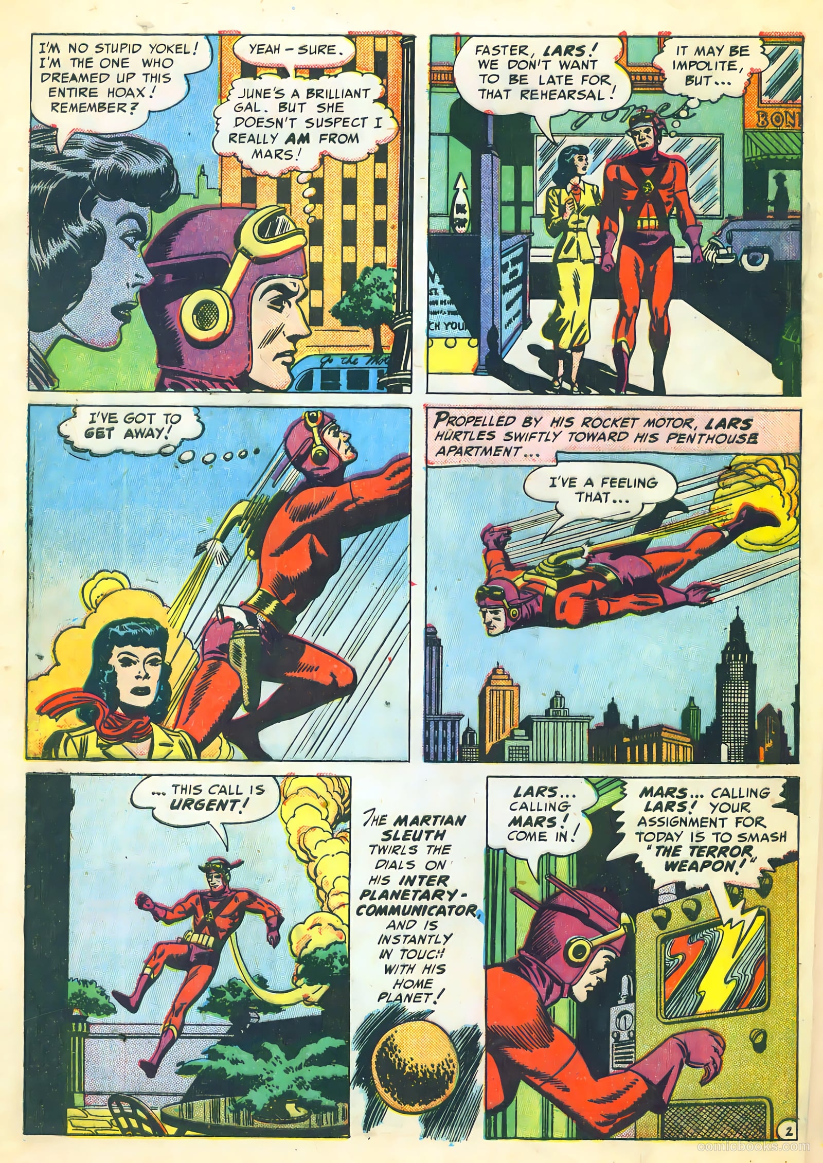 Lars of Mars #11 (1951) — page 4 of 36