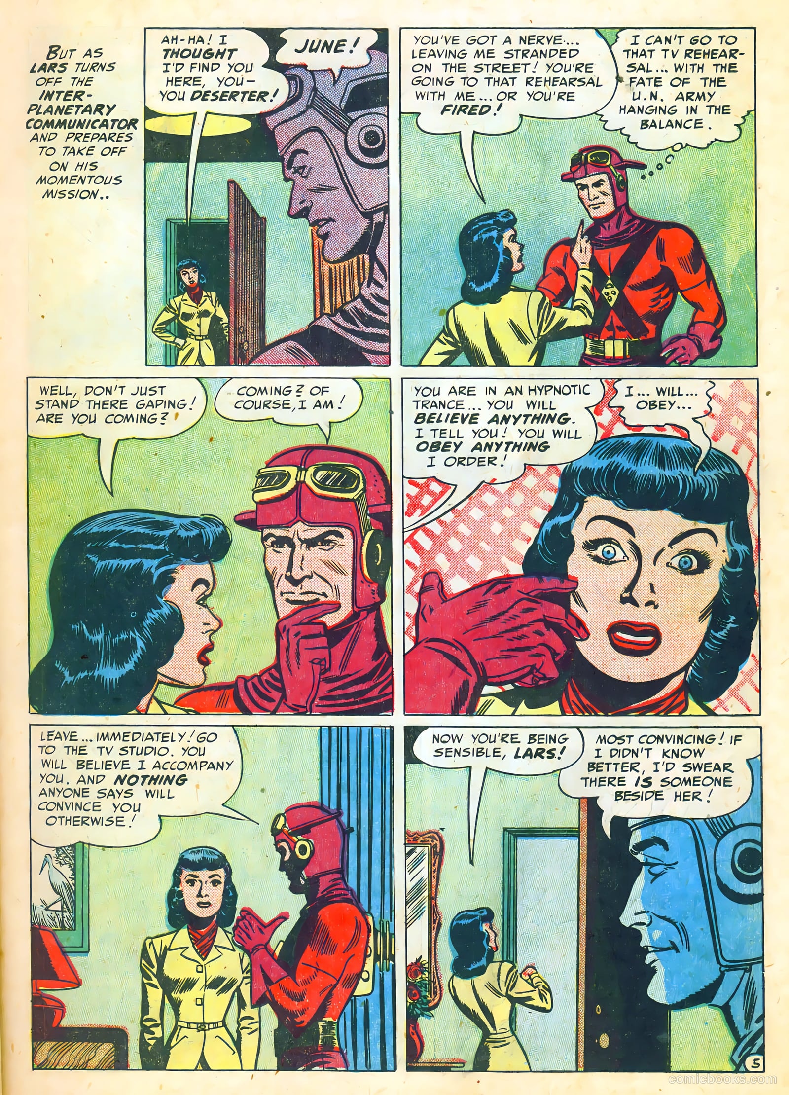 Lars of Mars #11 (1951) — page 7 of 36