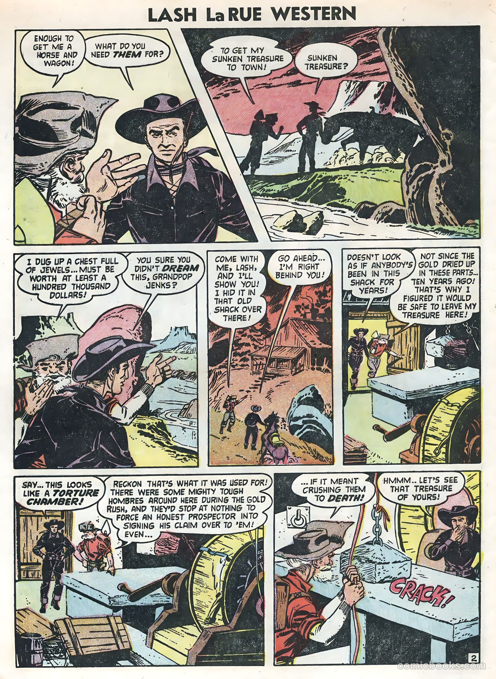 Lash La Rue Western #47 (1954) — page 4 of 36