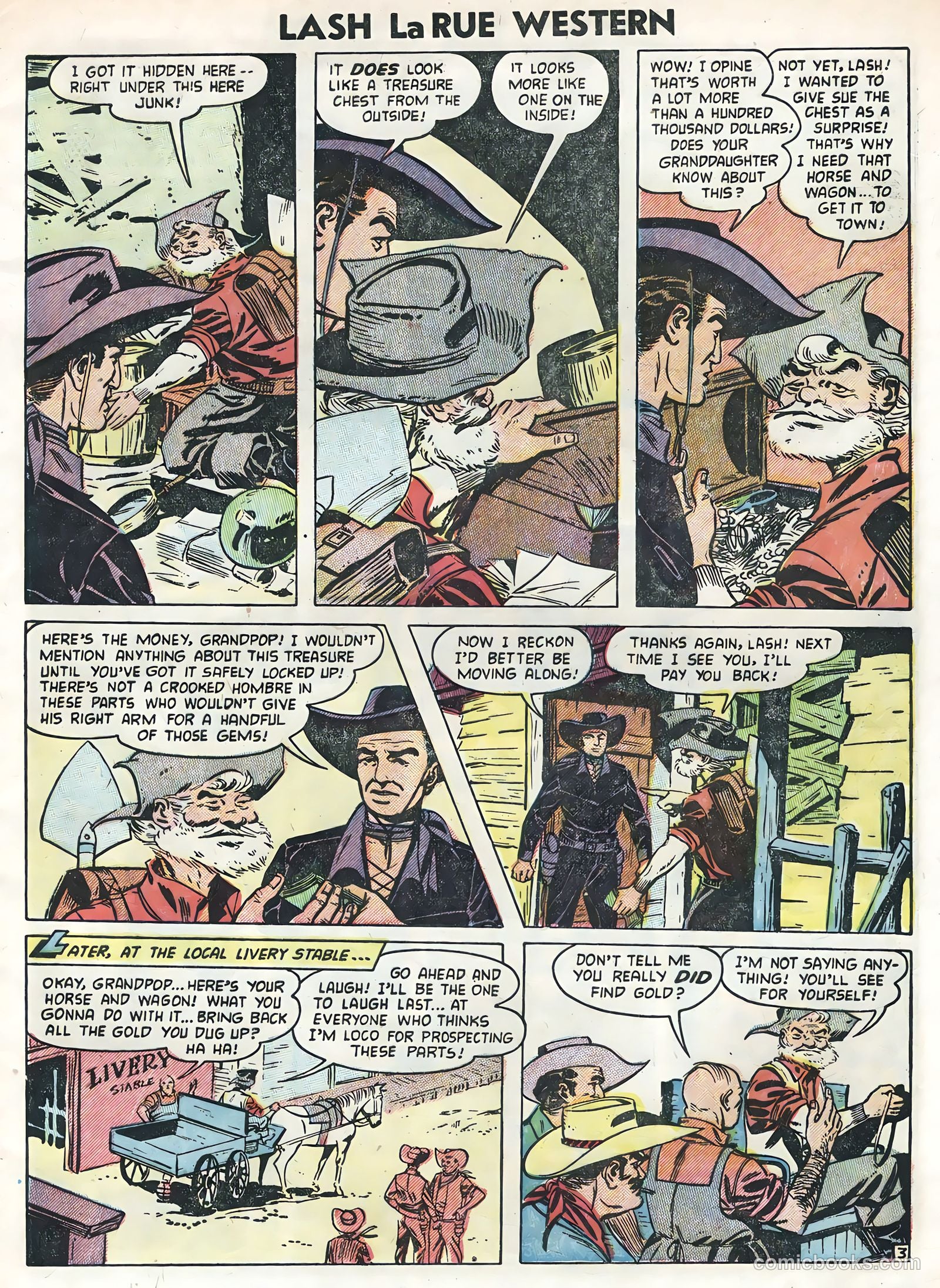 Lash La Rue Western #47 (1954) — page 5 of 36