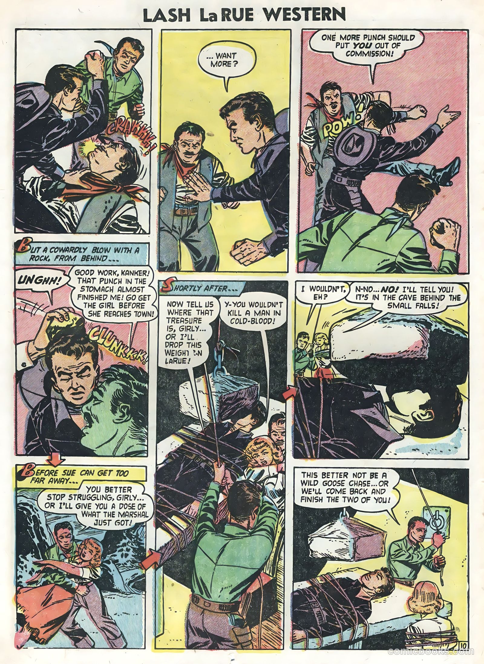 Lash La Rue Western #47 (1954) — page 12 of 36