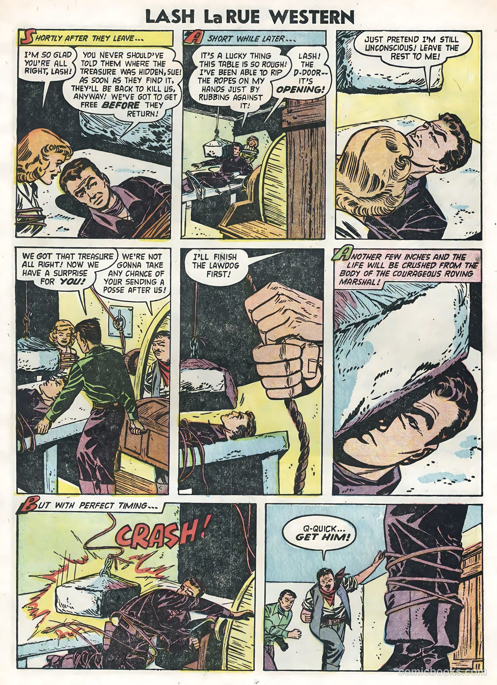 Lash La Rue Western #47 (1954) — page 13 of 36
