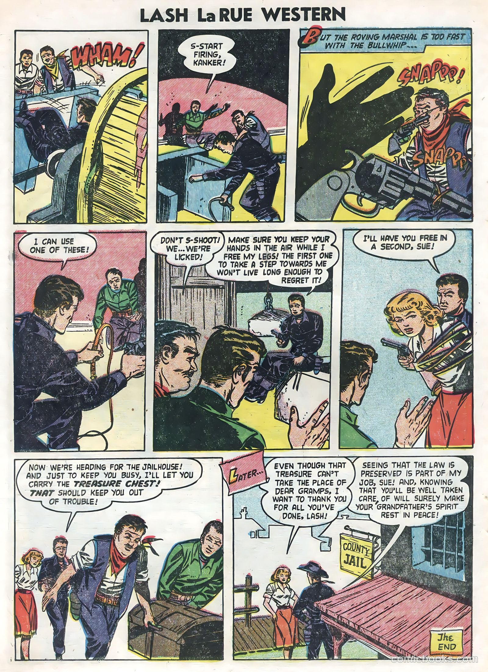 Lash La Rue Western #47 (1954) — page 14 of 36