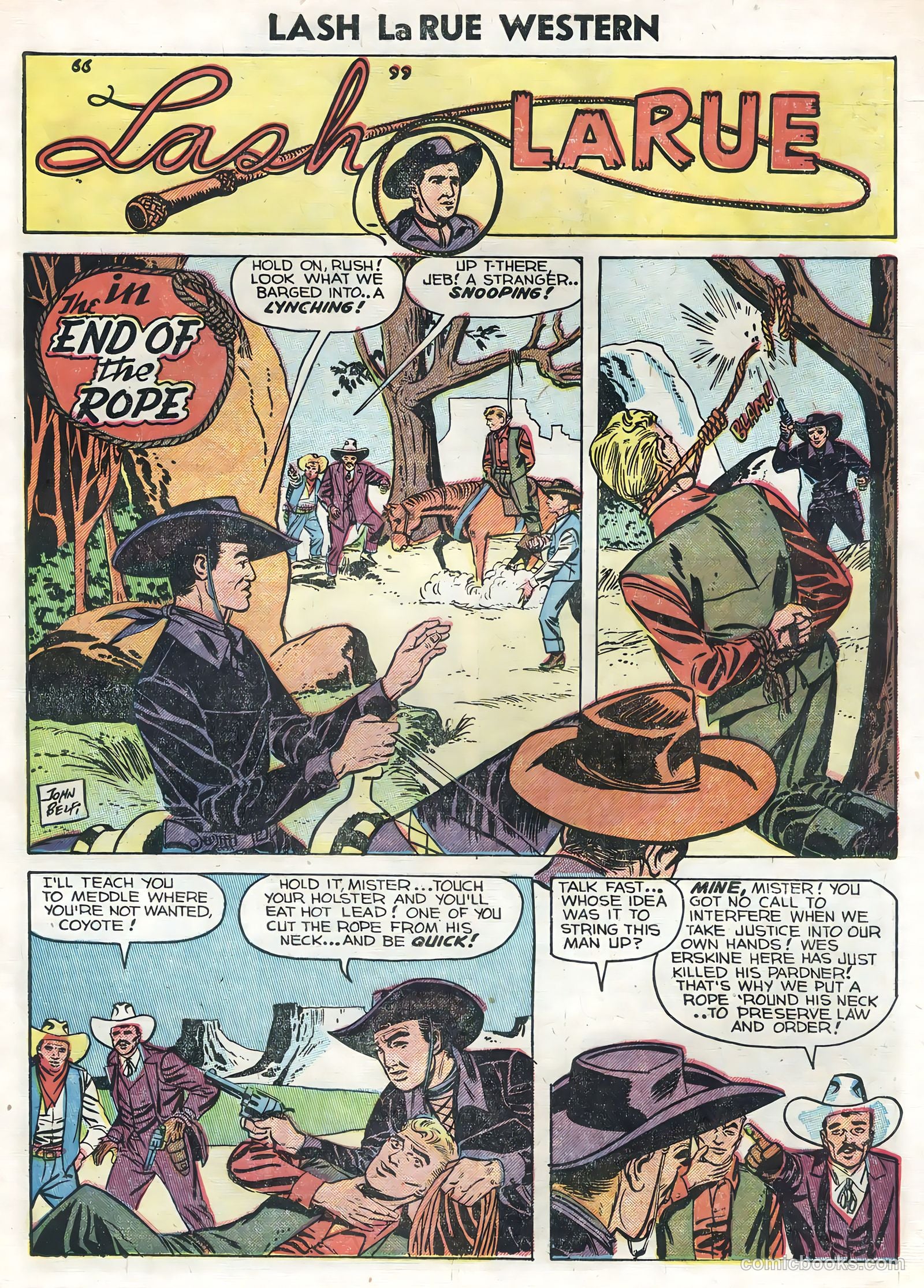 Lash La Rue Western #47 (1954) — page 15 of 36