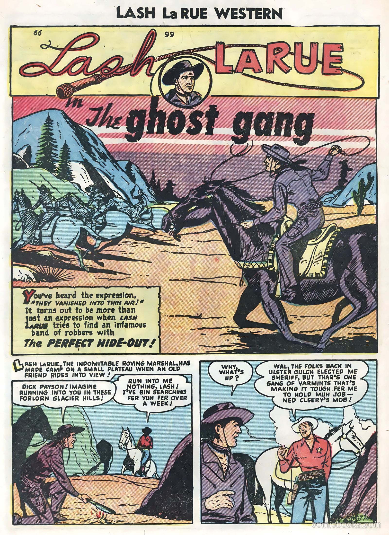 Lash La Rue Western #47 (1954) — page 24 of 36