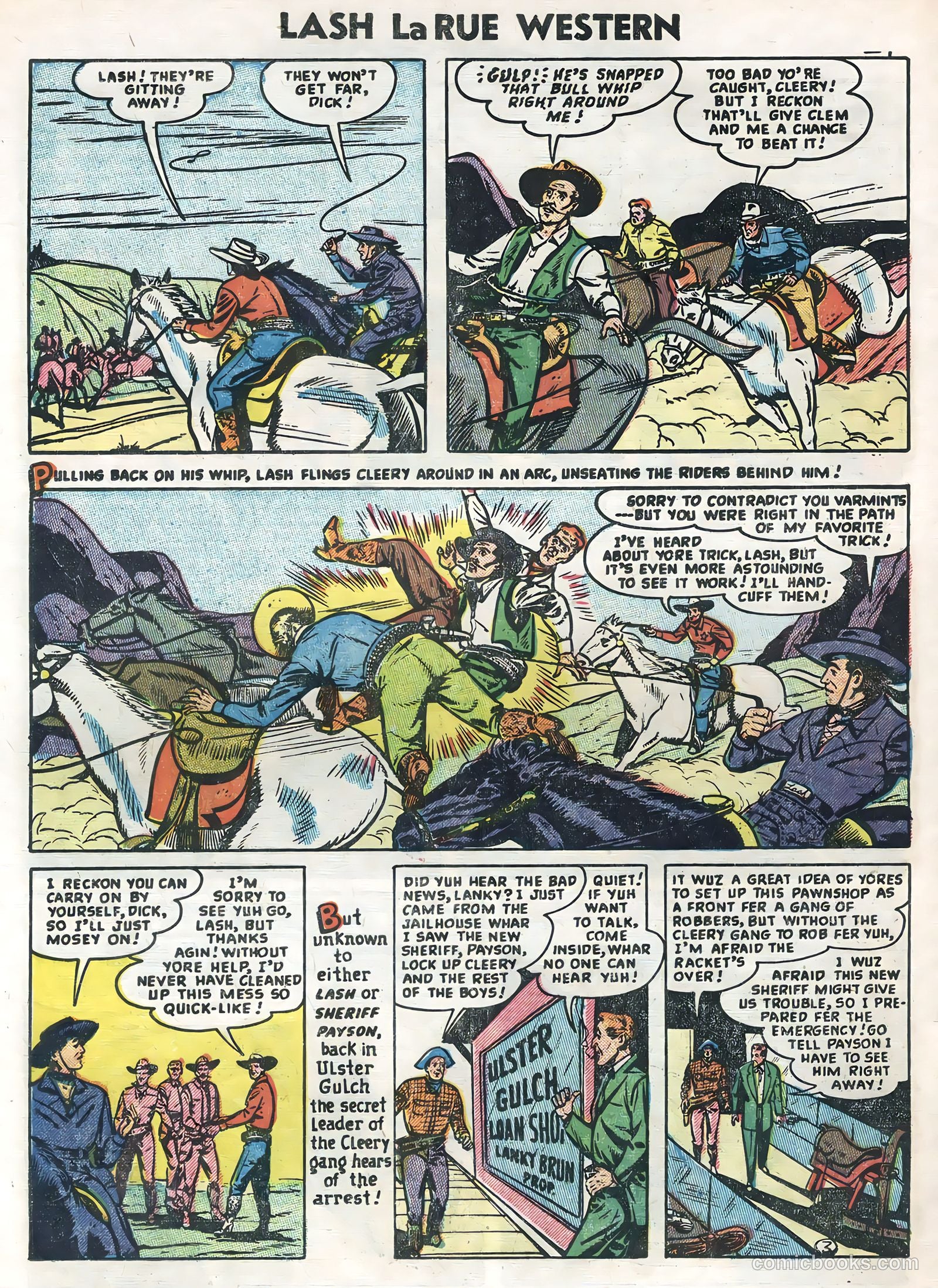Lash La Rue Western #47 (1954) — page 26 of 36