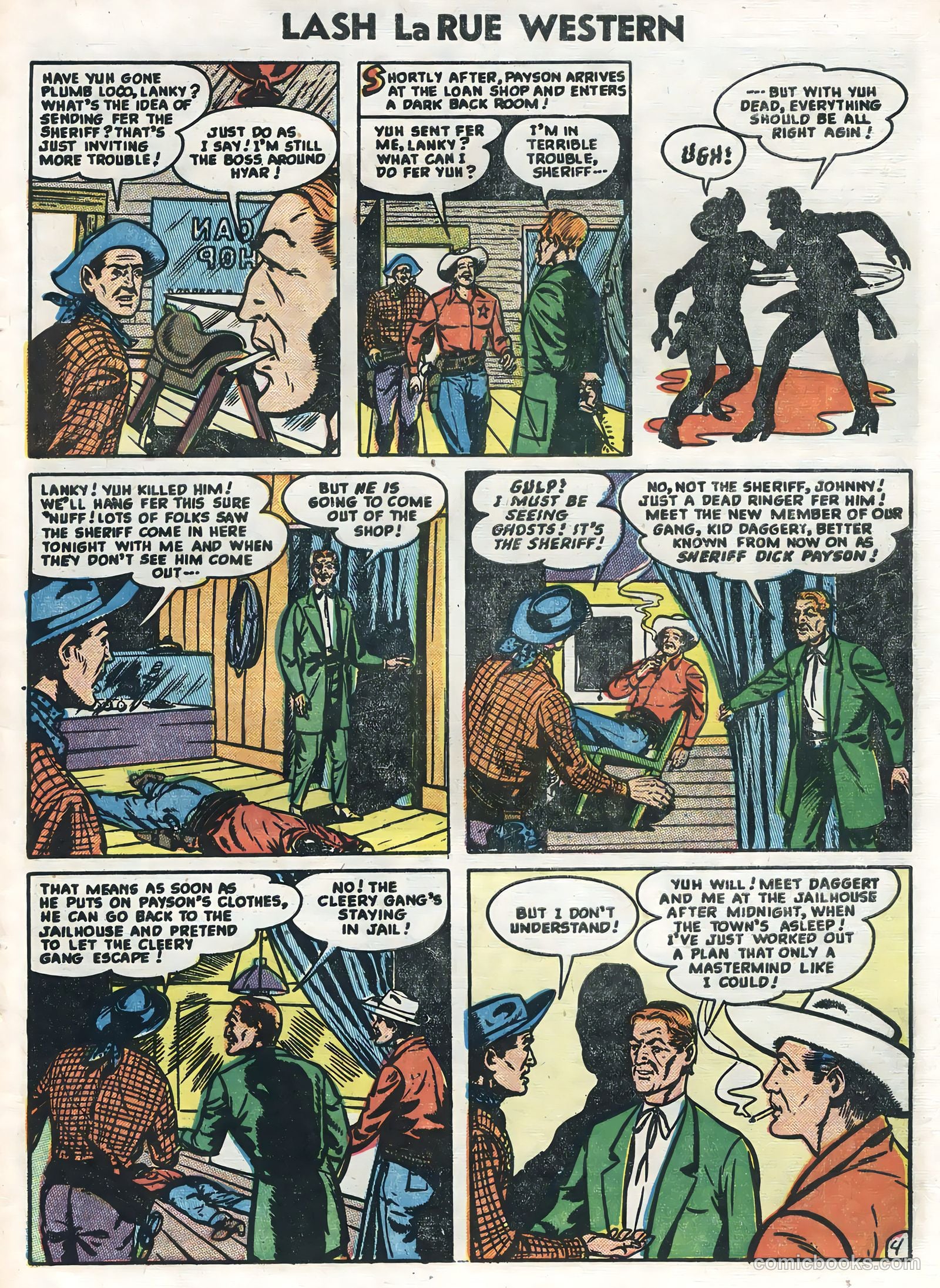 Lash La Rue Western #47 (1954) — page 27 of 36