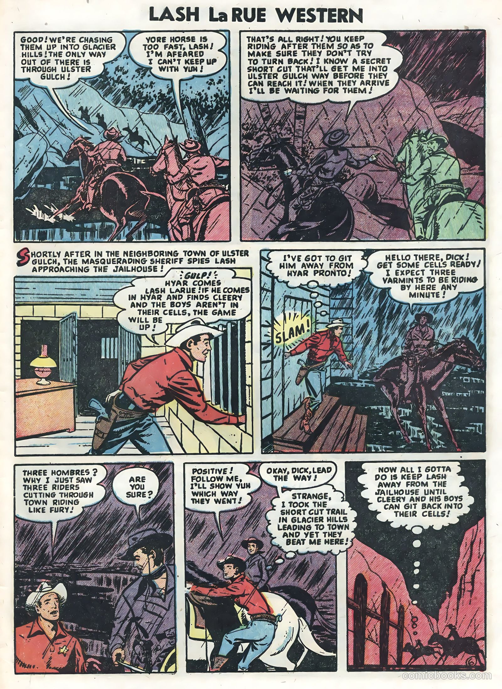 Lash La Rue Western #47 (1954) — page 29 of 36