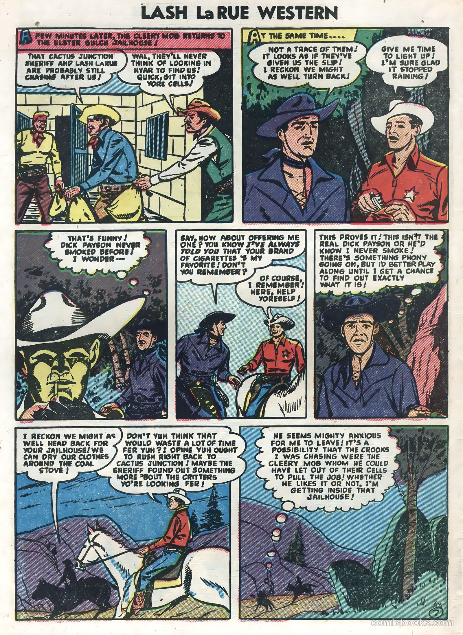 Lash La Rue Western #47 (1954) — page 30 of 36