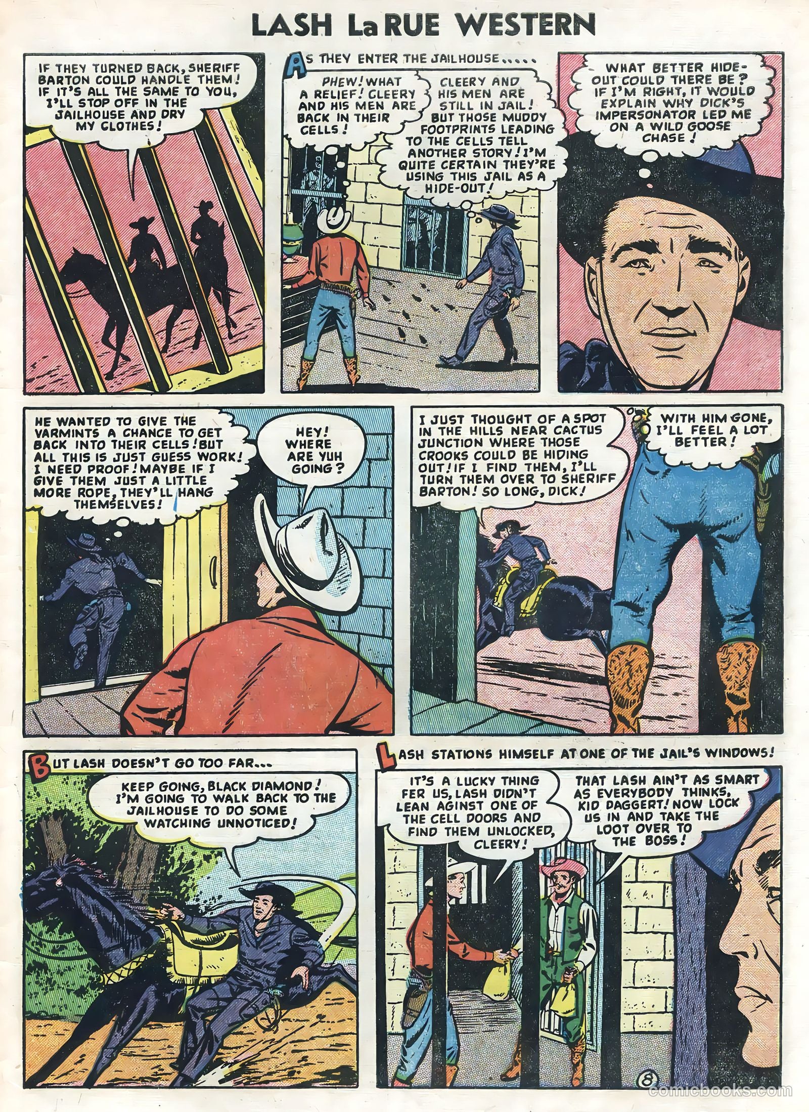 Lash La Rue Western #47 (1954) — page 31 of 36