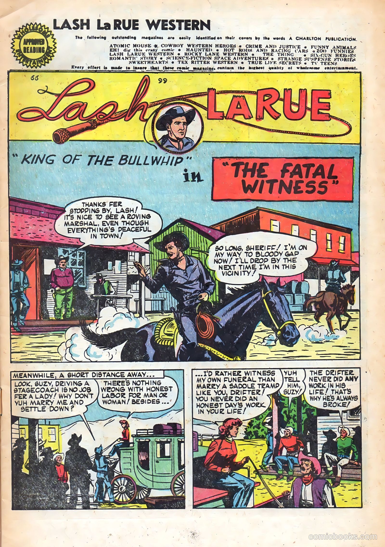 Lash La Rue Western #48 (1954) — page 3 of 36