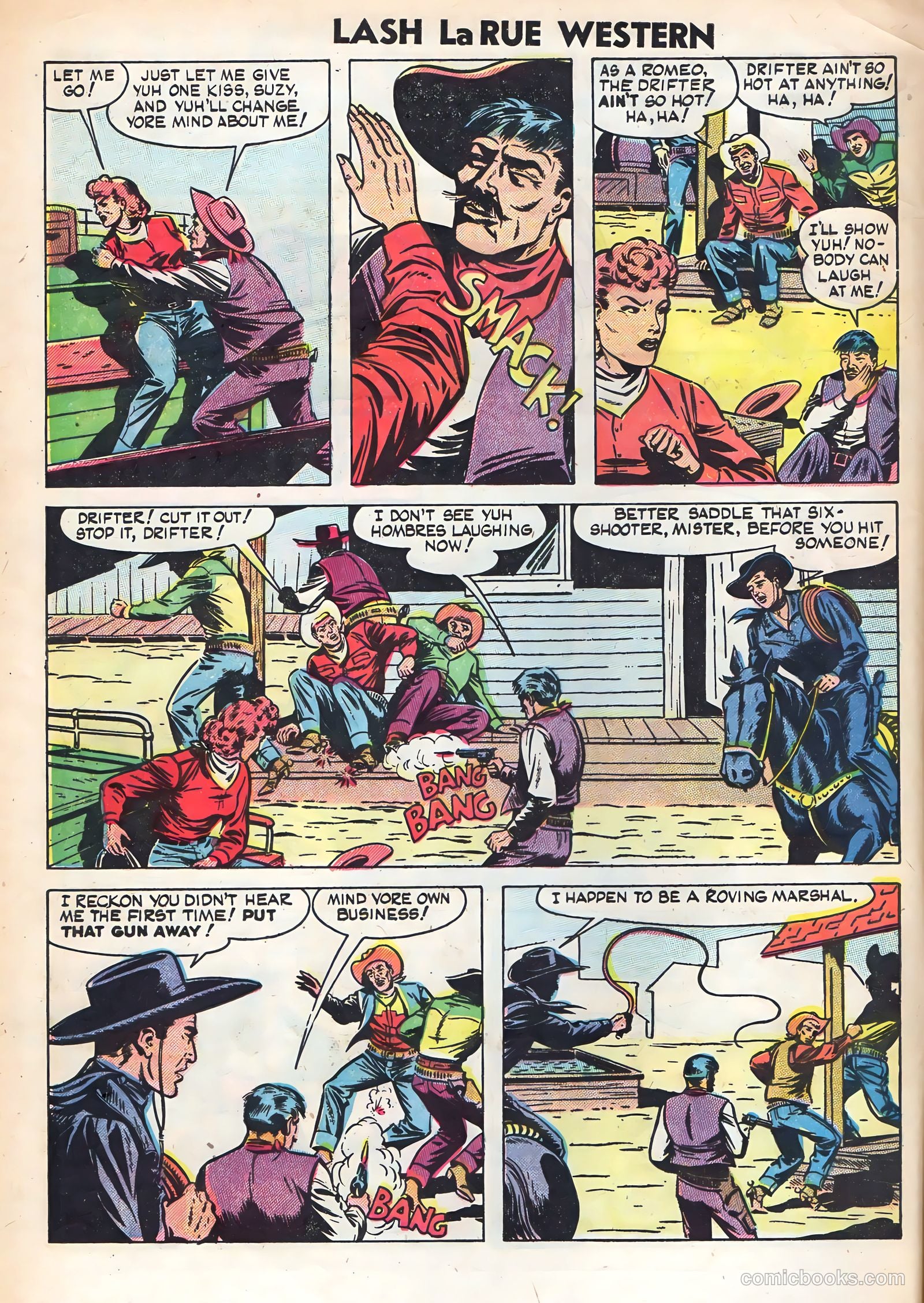 Lash La Rue Western #48 (1954) — page 4 of 36