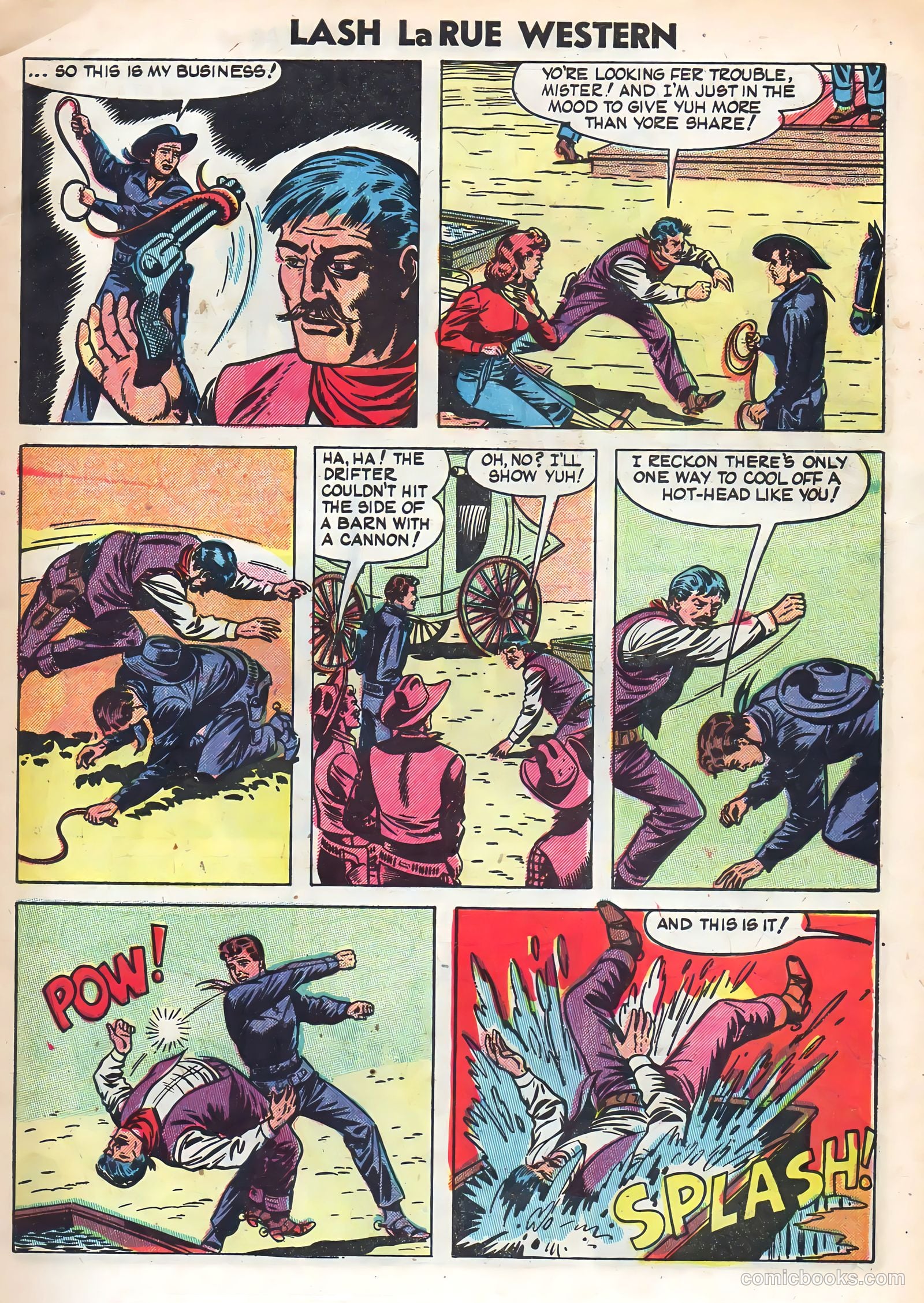 Lash La Rue Western #48 (1954) — page 5 of 36