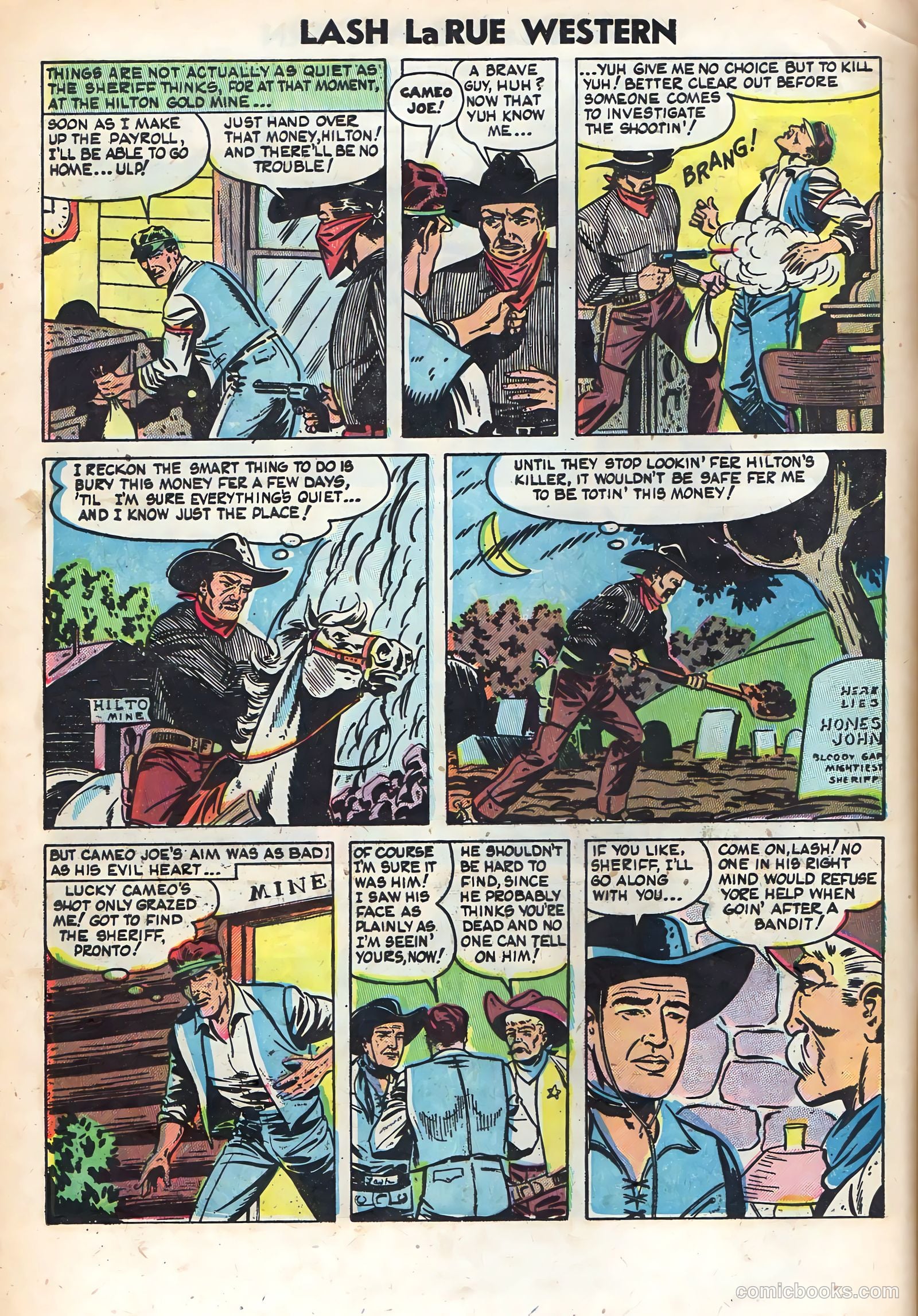 Lash La Rue Western #48 (1954) — page 8 of 36