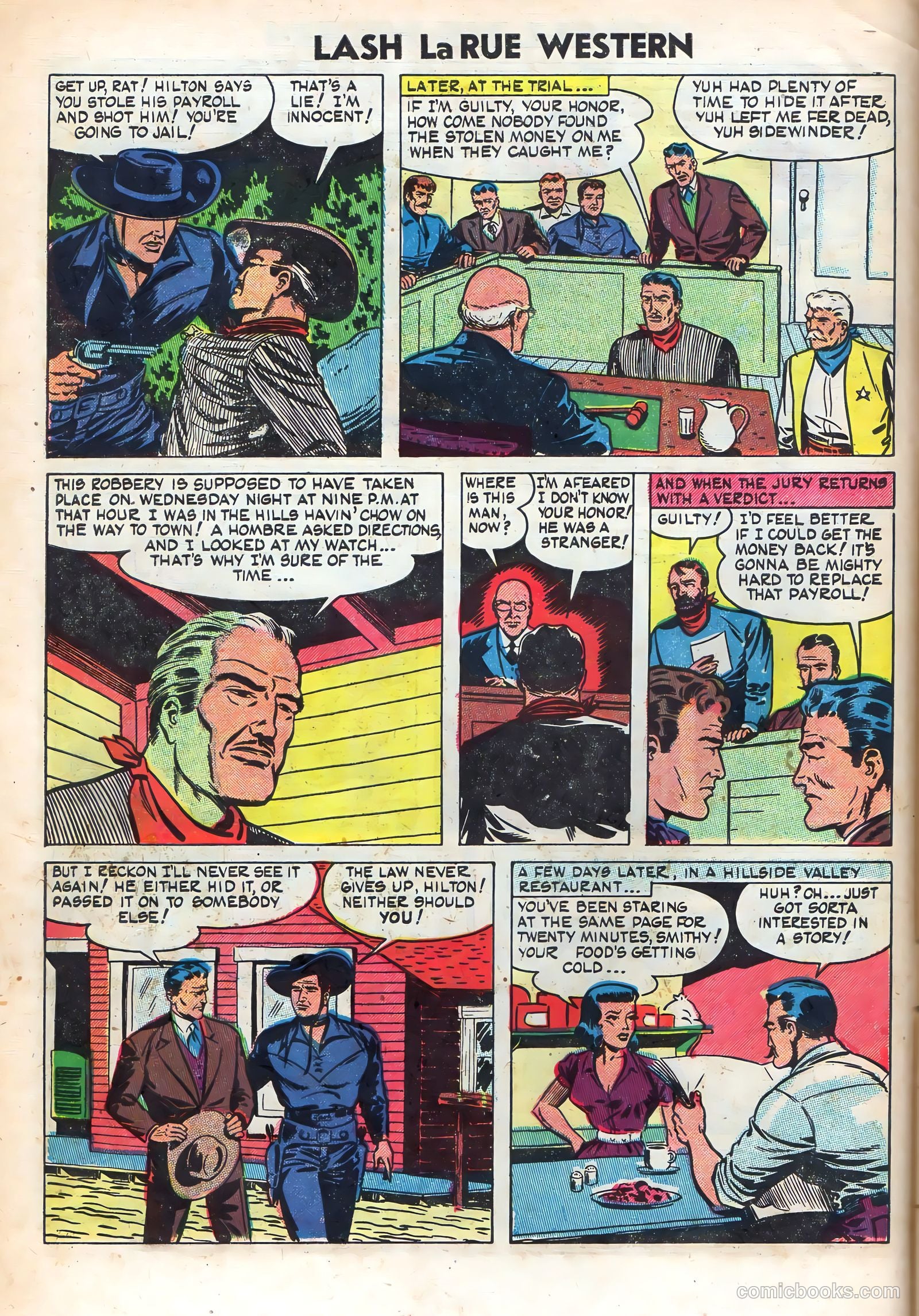 Lash La Rue Western #48 (1954) — page 10 of 36