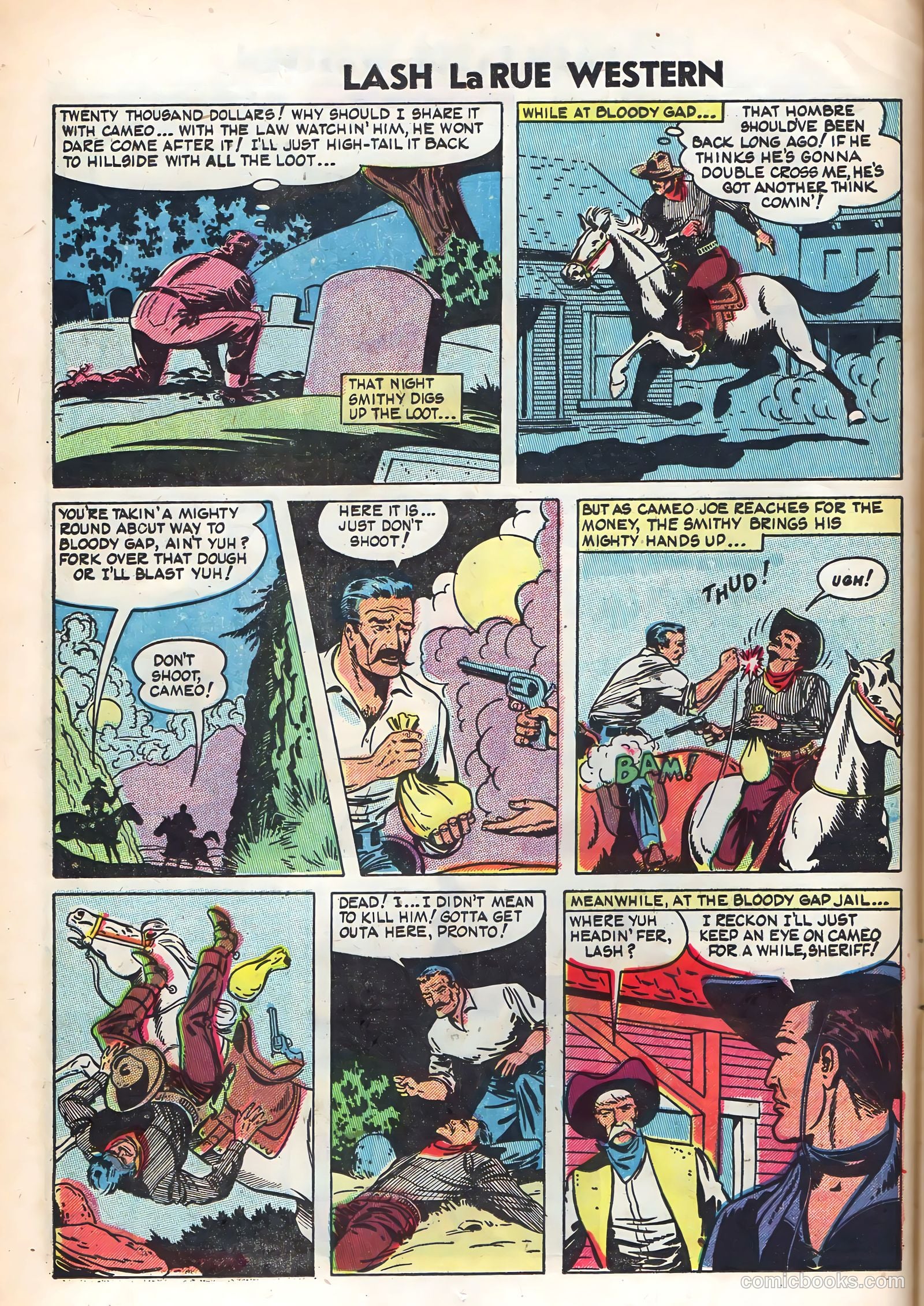Lash La Rue Western #48 (1954) — page 12 of 36