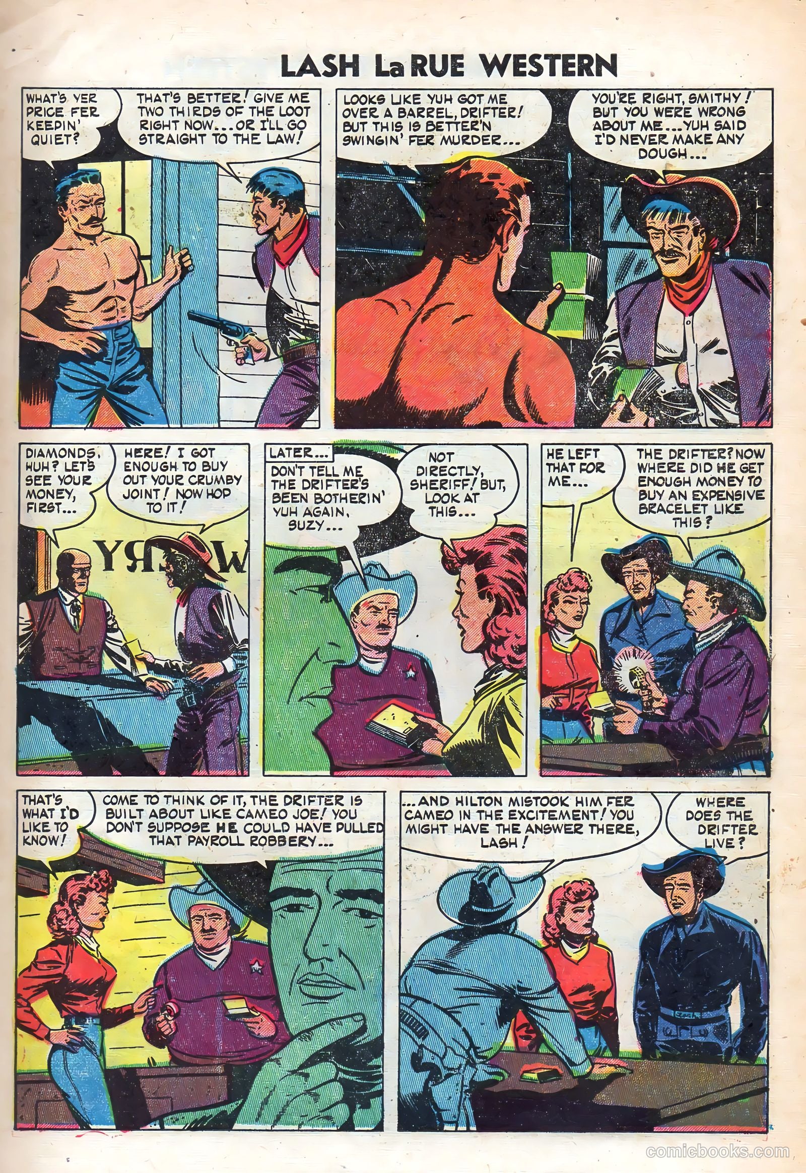 Lash La Rue Western #48 (1954) — page 15 of 36