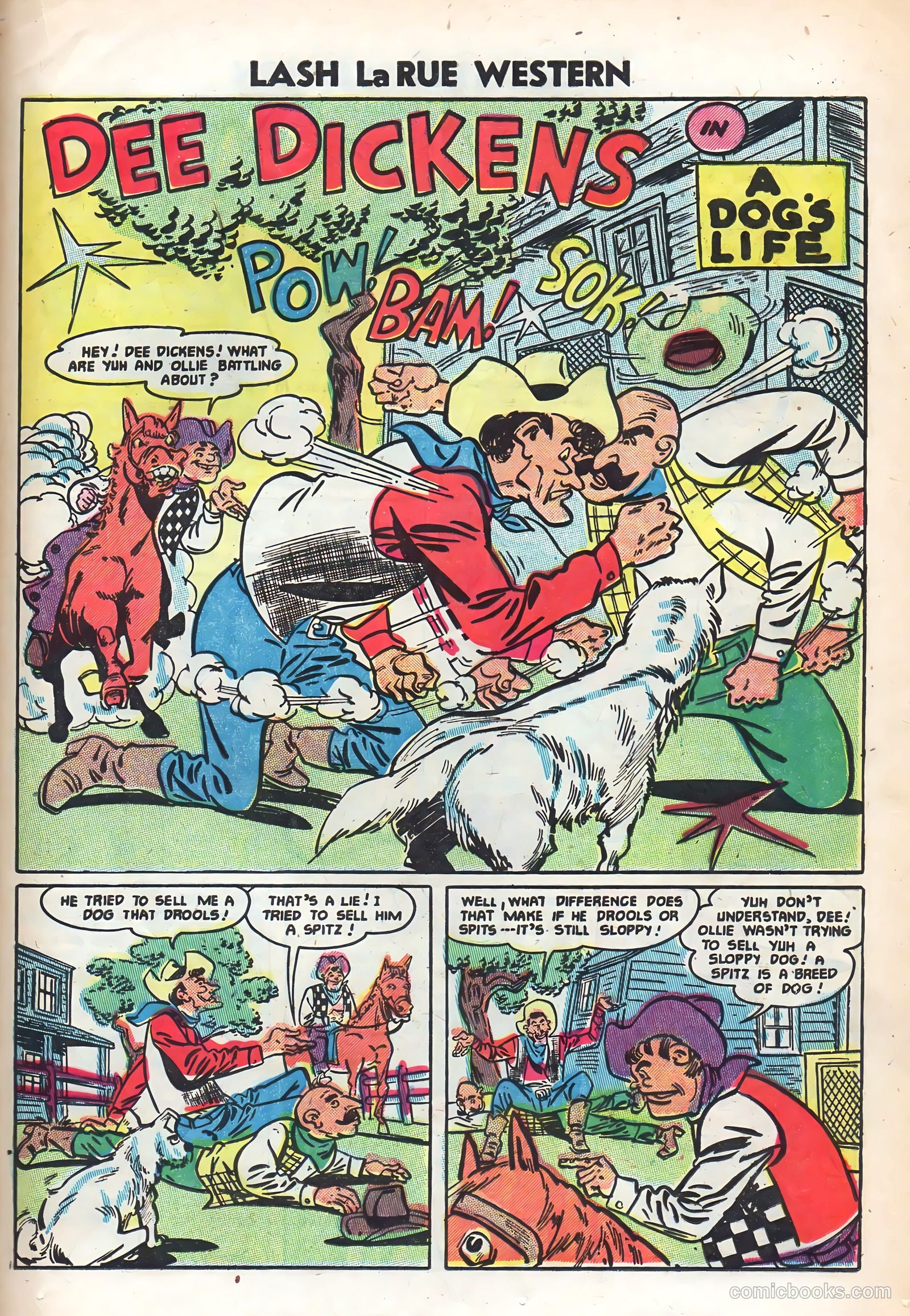 Lash La Rue Western #48 (1954) — page 21 of 36