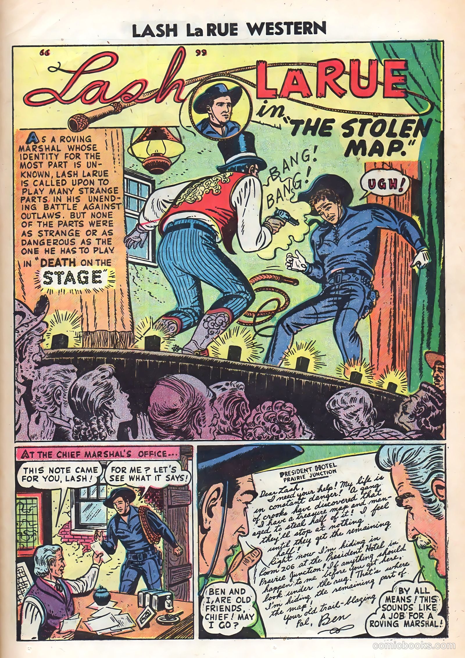 Lash La Rue Western #48 (1954) — page 25 of 36
