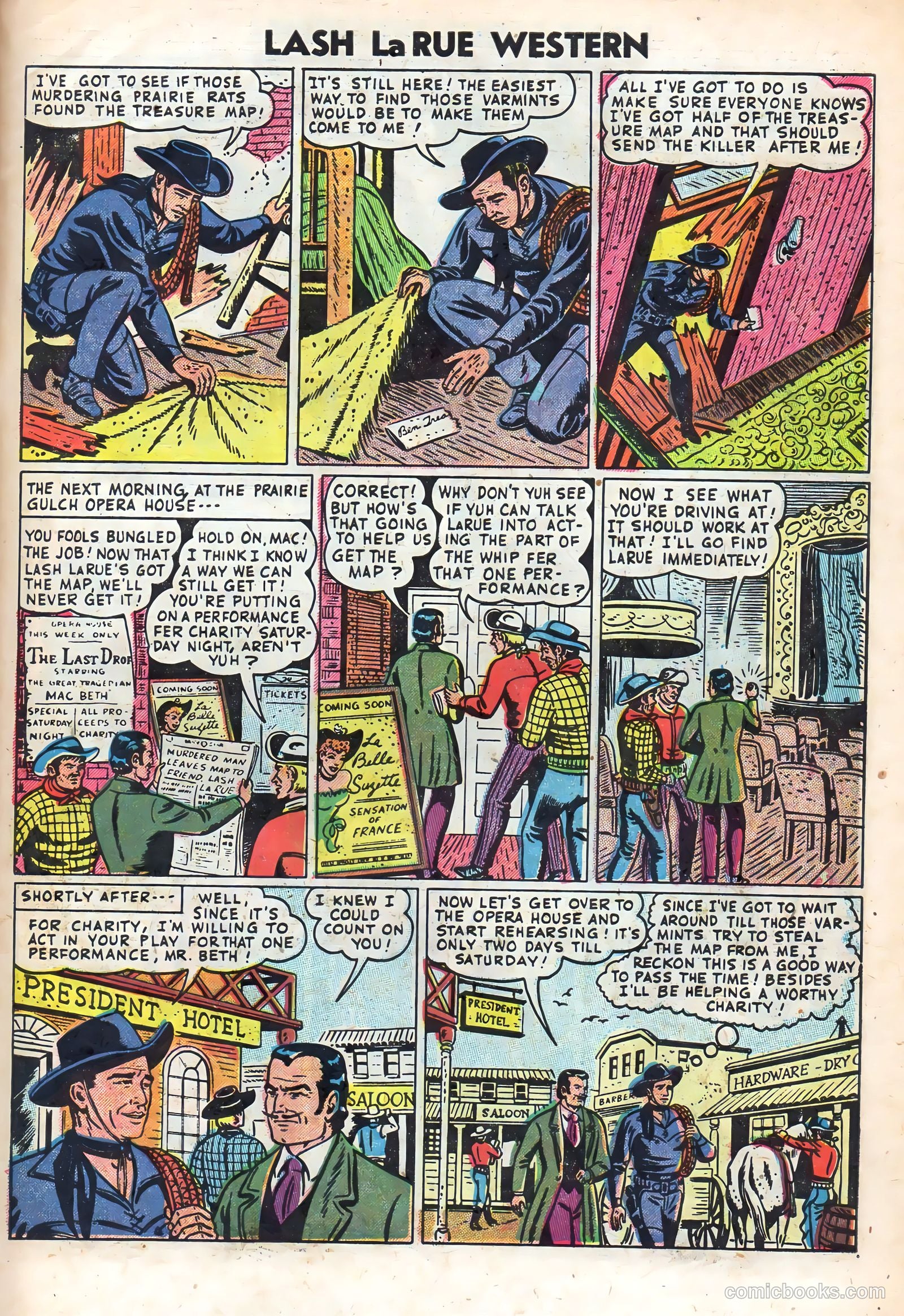 Lash La Rue Western #48 (1954) — page 27 of 36